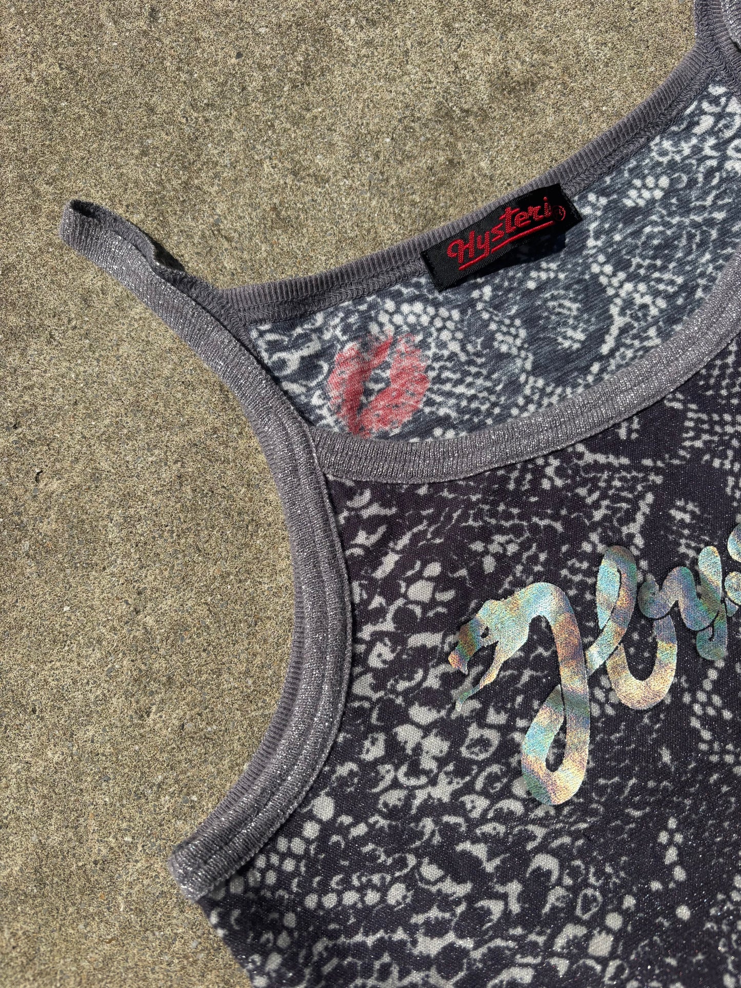 Hysteric Glamour Kiss Leopard Print Tank (XS)