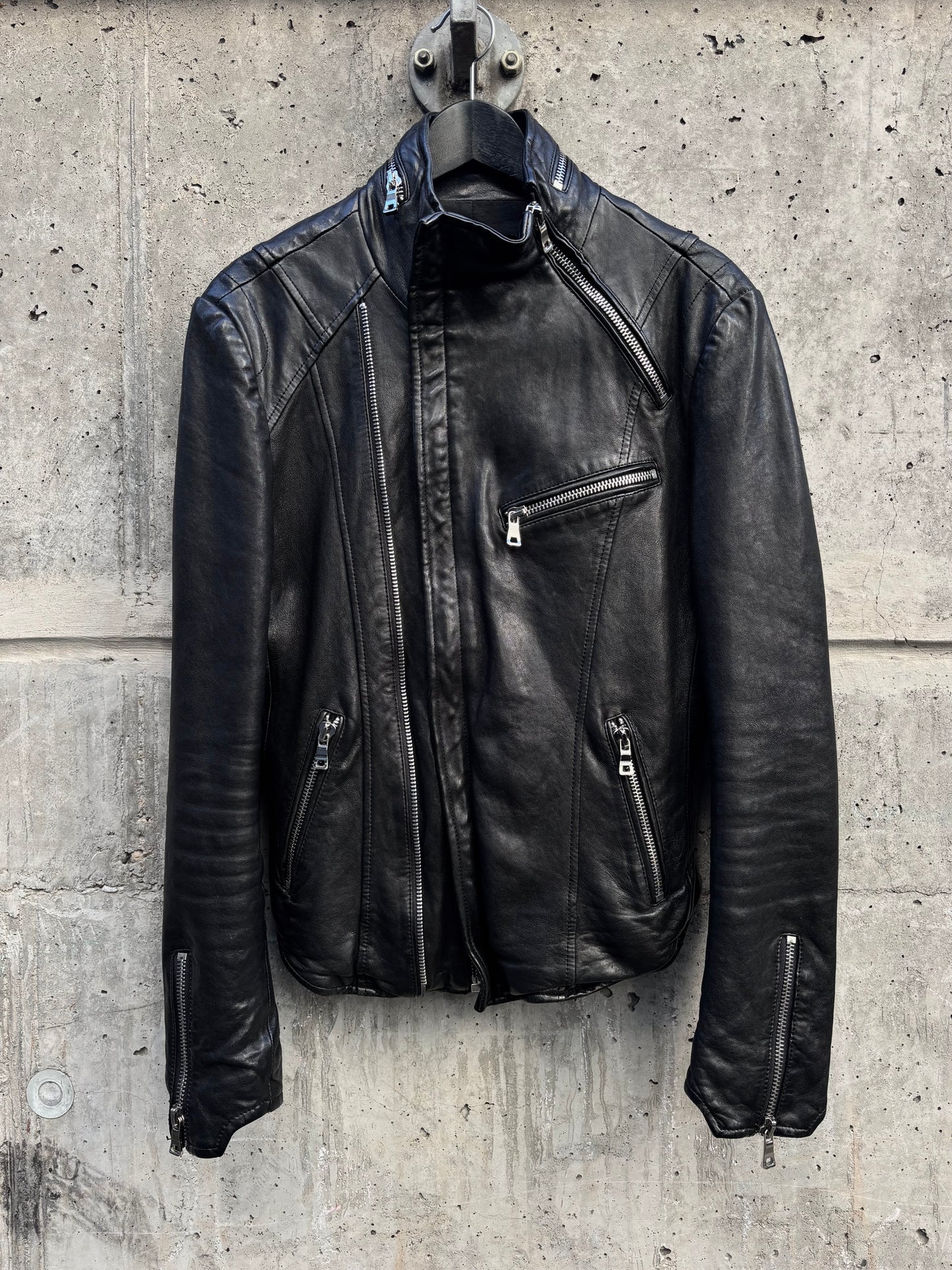 FW/09 Balmain by Christopher Decarnin Multizip Rider Jacket (M)