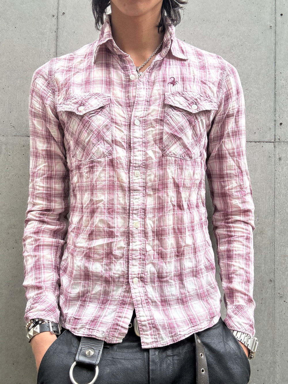 Hysteric Glamour Pink Flanell Shirt (S)