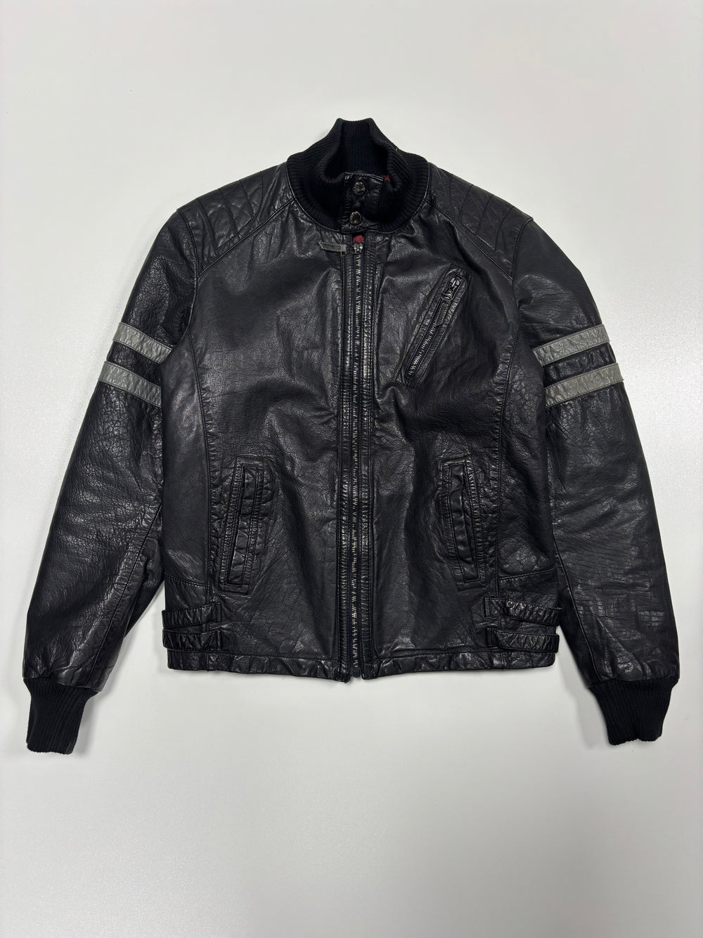 1990‘s Jean’s Paul Gaultier Rider Leather Jacket (48)