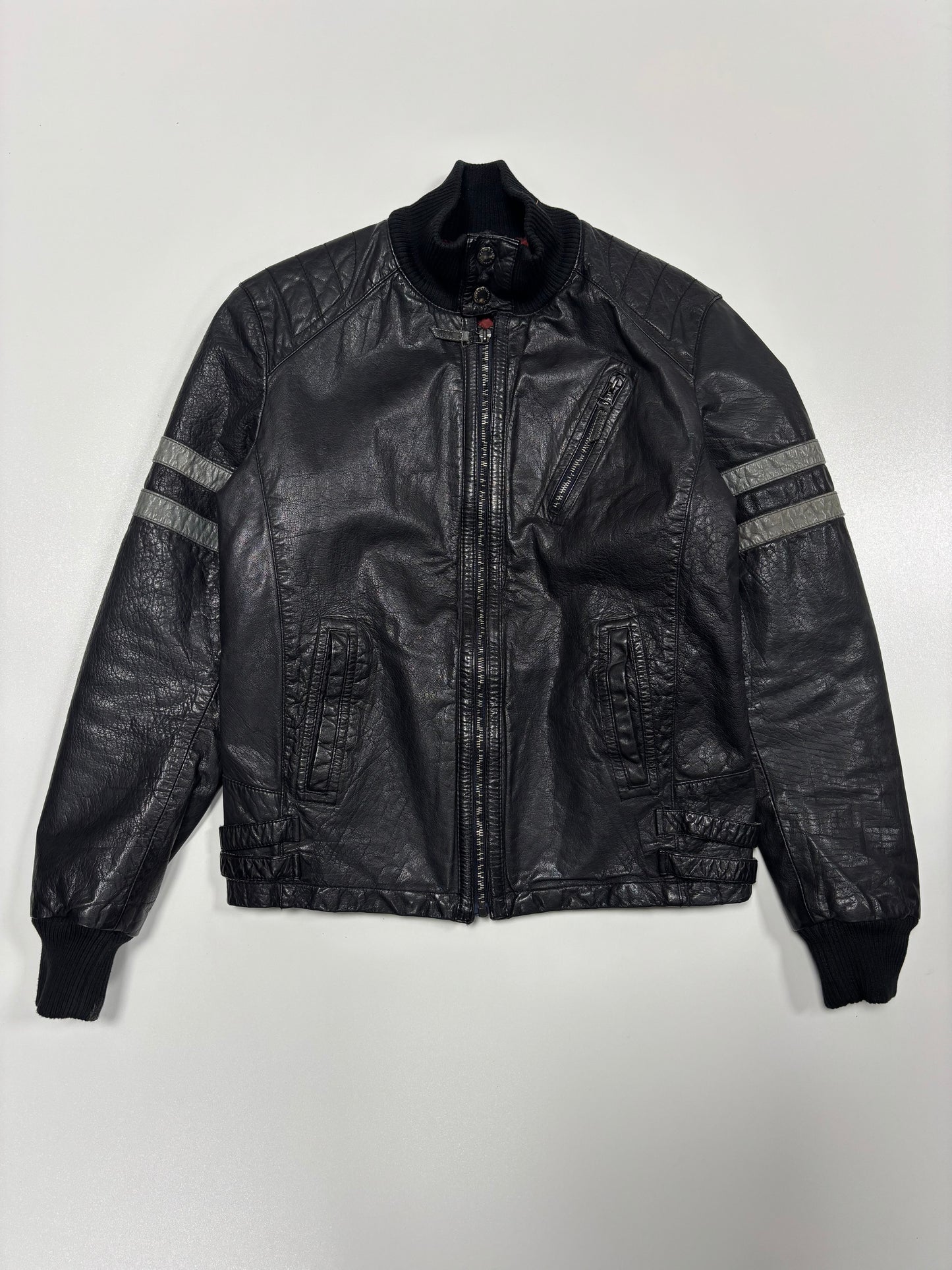 1990‘s Jean’s Paul Gaultier Rider Leather Jacket (48)