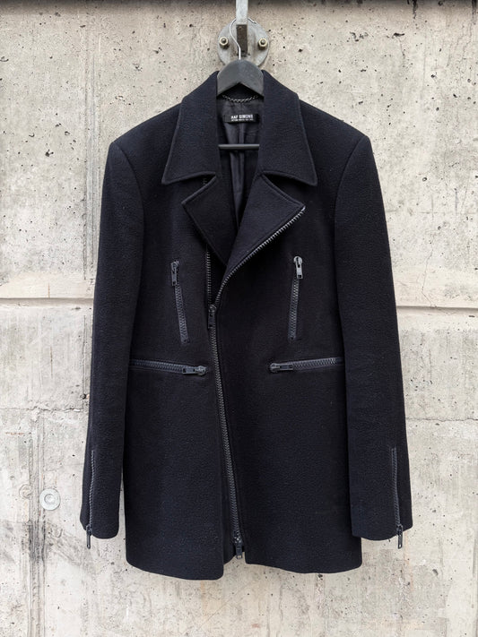 AW04/05 Raf Simons Waves Pea Coat (50)