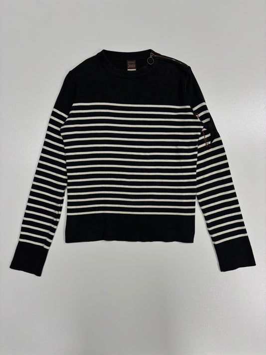 AW2000 Jean Paul Gaultier Jeans Zip Sweater (M)