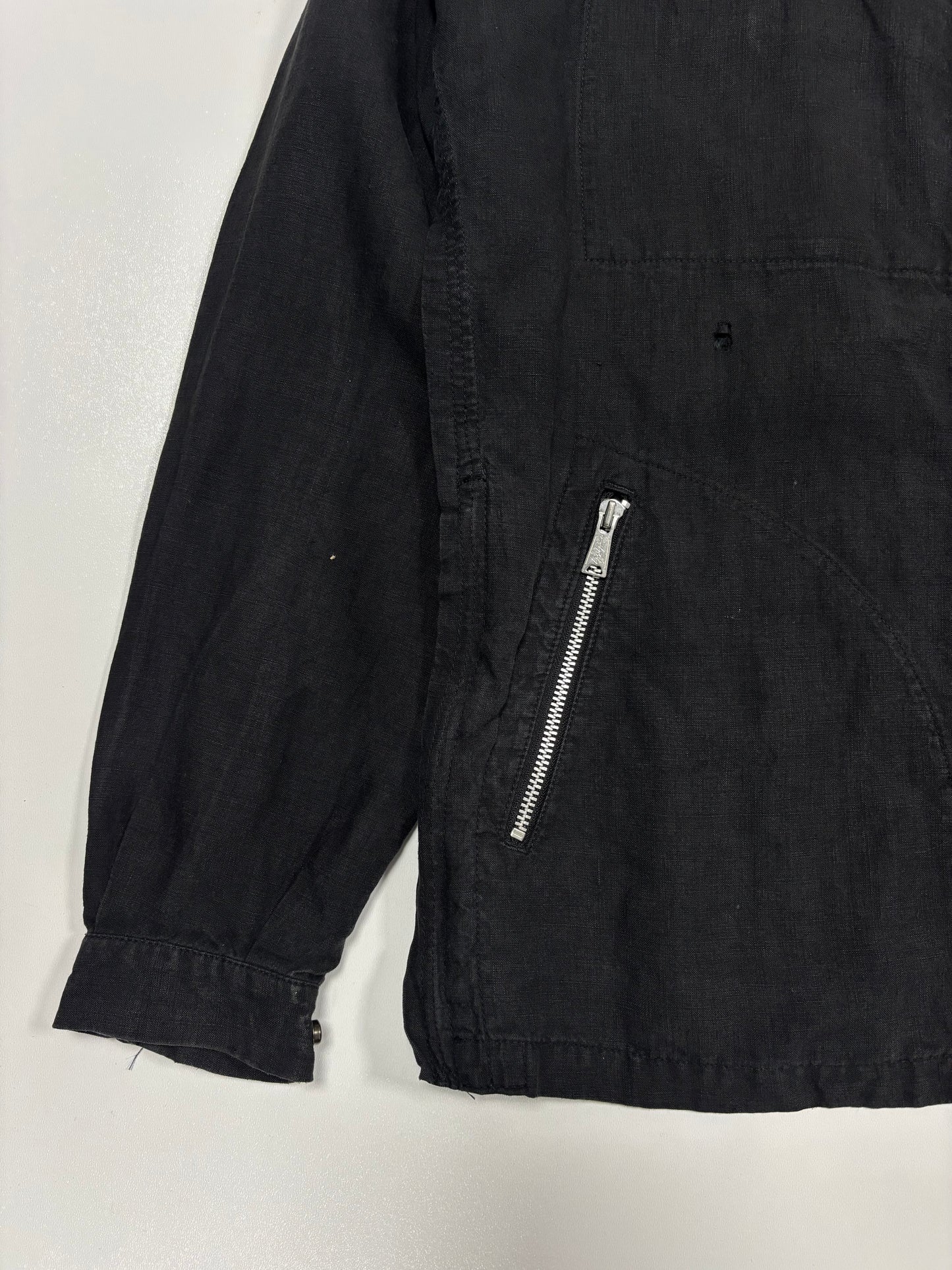 SS2004 Yohji Yamamoto Pour Homme Linnen Shirt Jacket (XL)