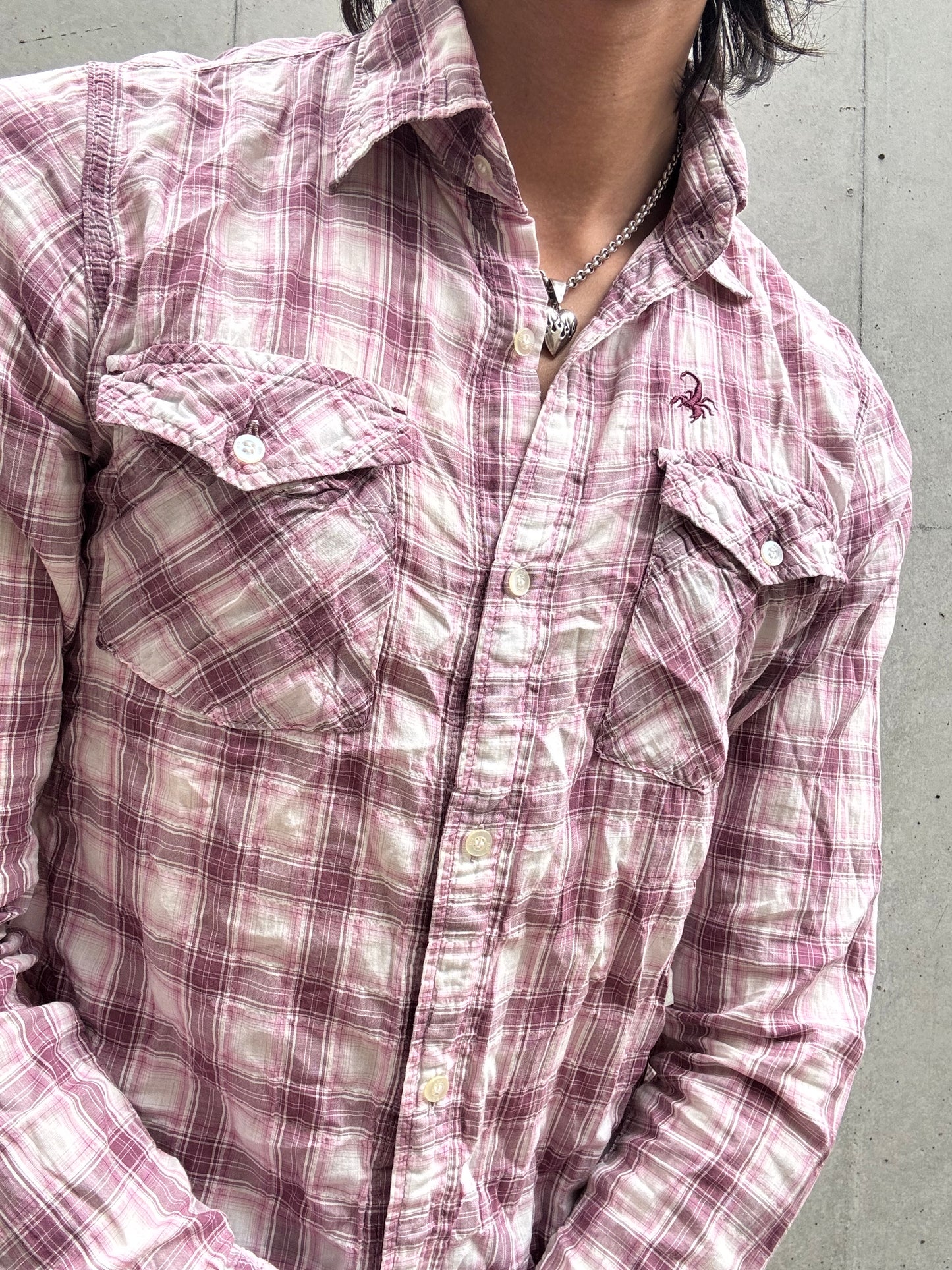 Hysteric Glamour Pink Flanell Shirt (S)