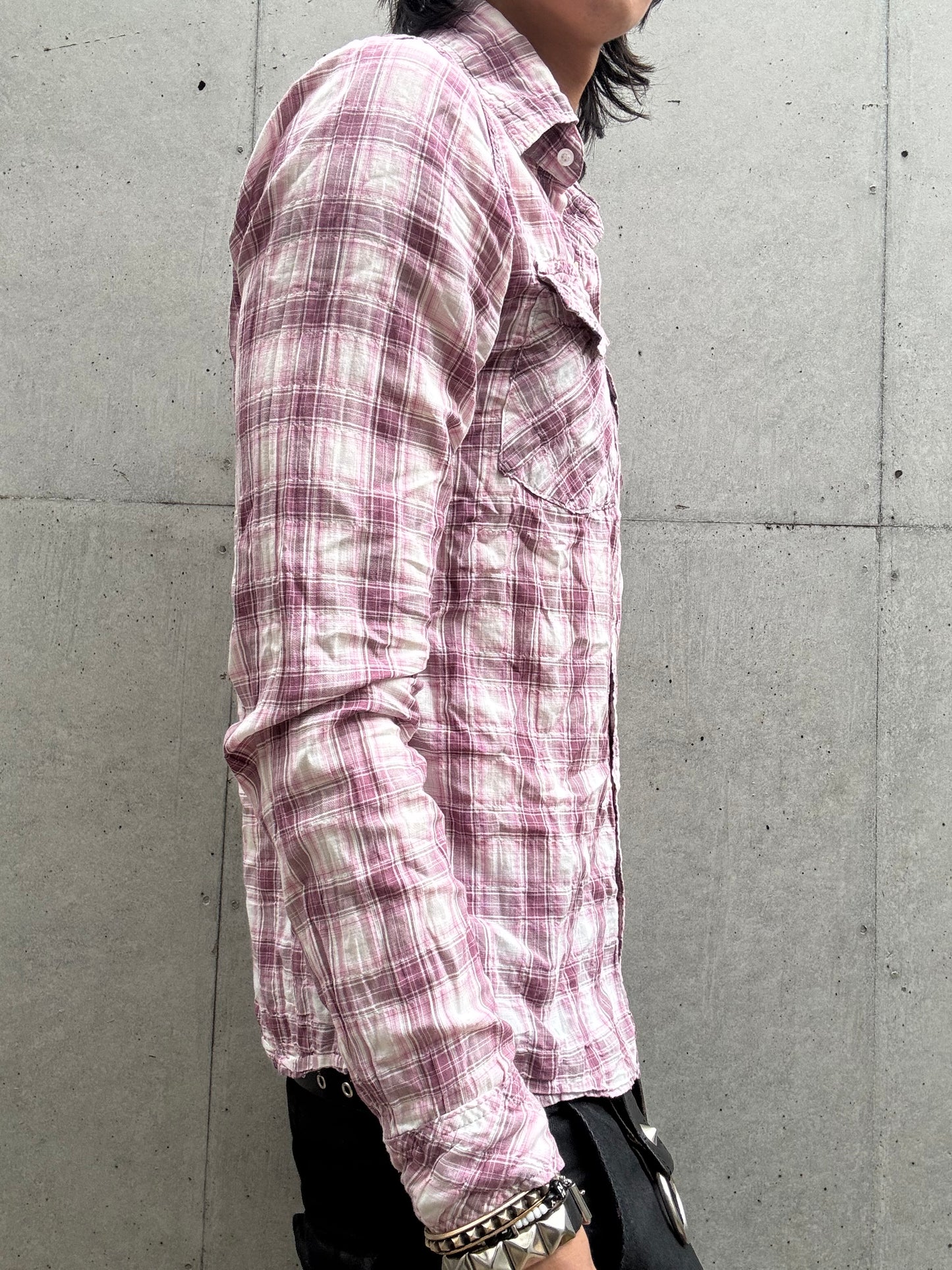 Hysteric Glamour Pink Flanell Shirt (S)