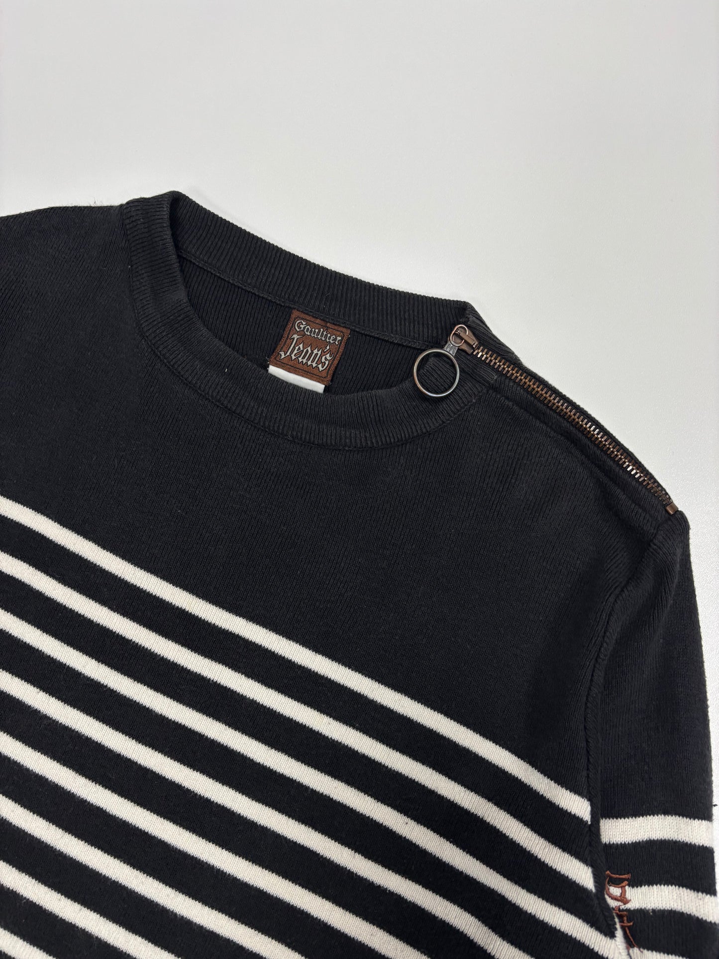 AW2000 Jean Paul Gaultier Jeans Zip Sweater (M)