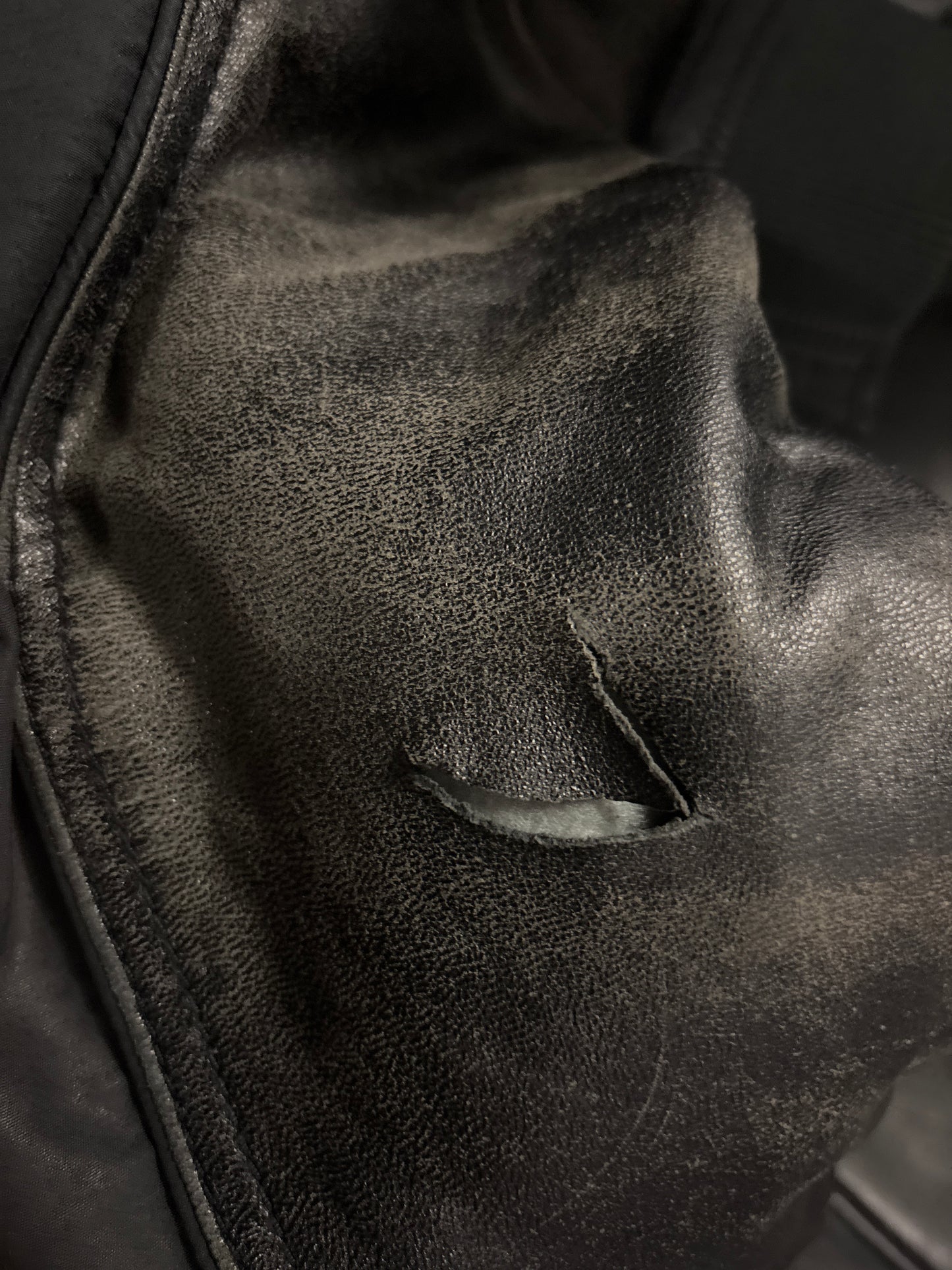 Armani Jeans Leather Jacket (L)