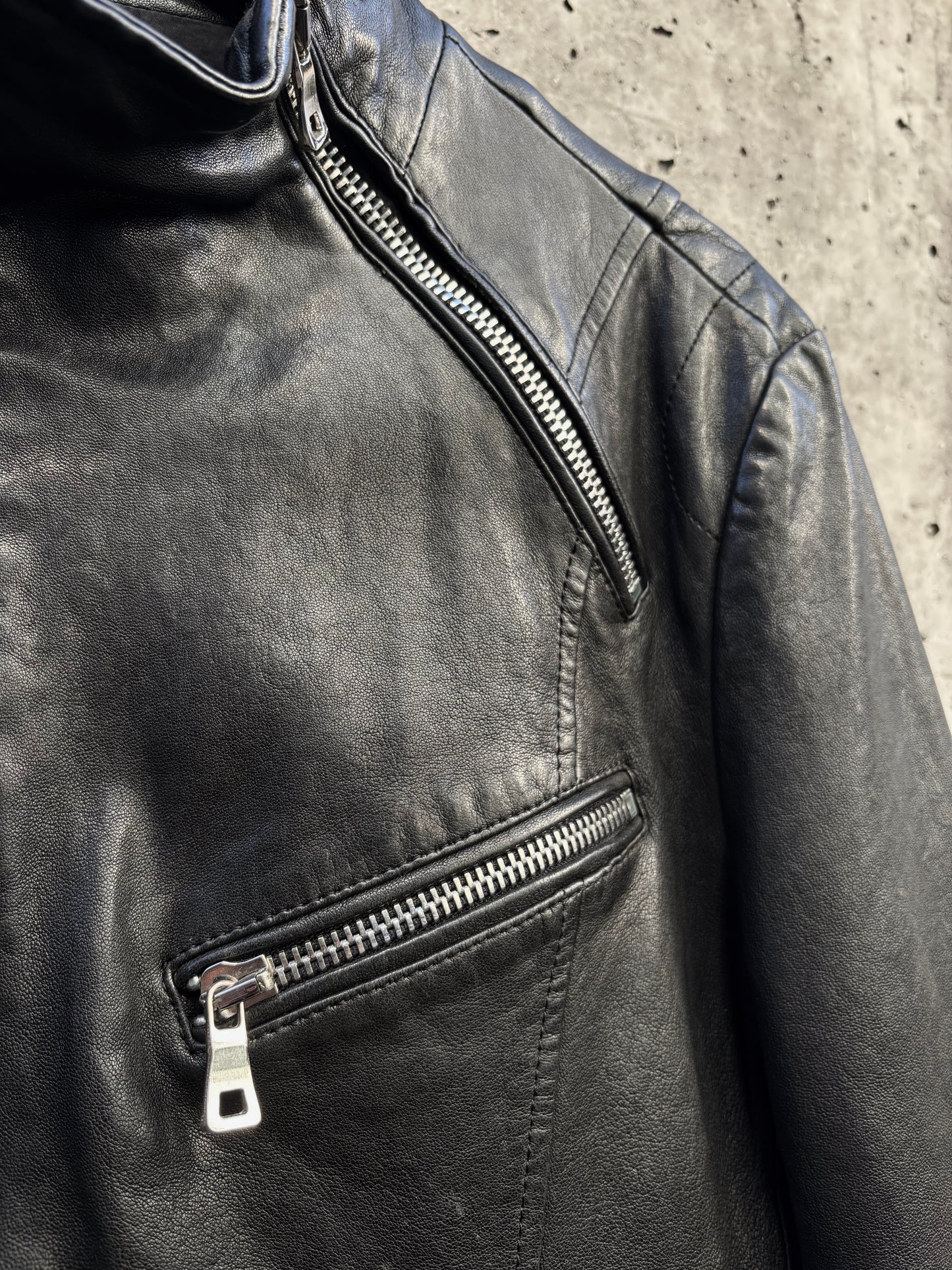 FW/09 Balmain by Christopher Decarnin Multizip Rider Jacket (M)