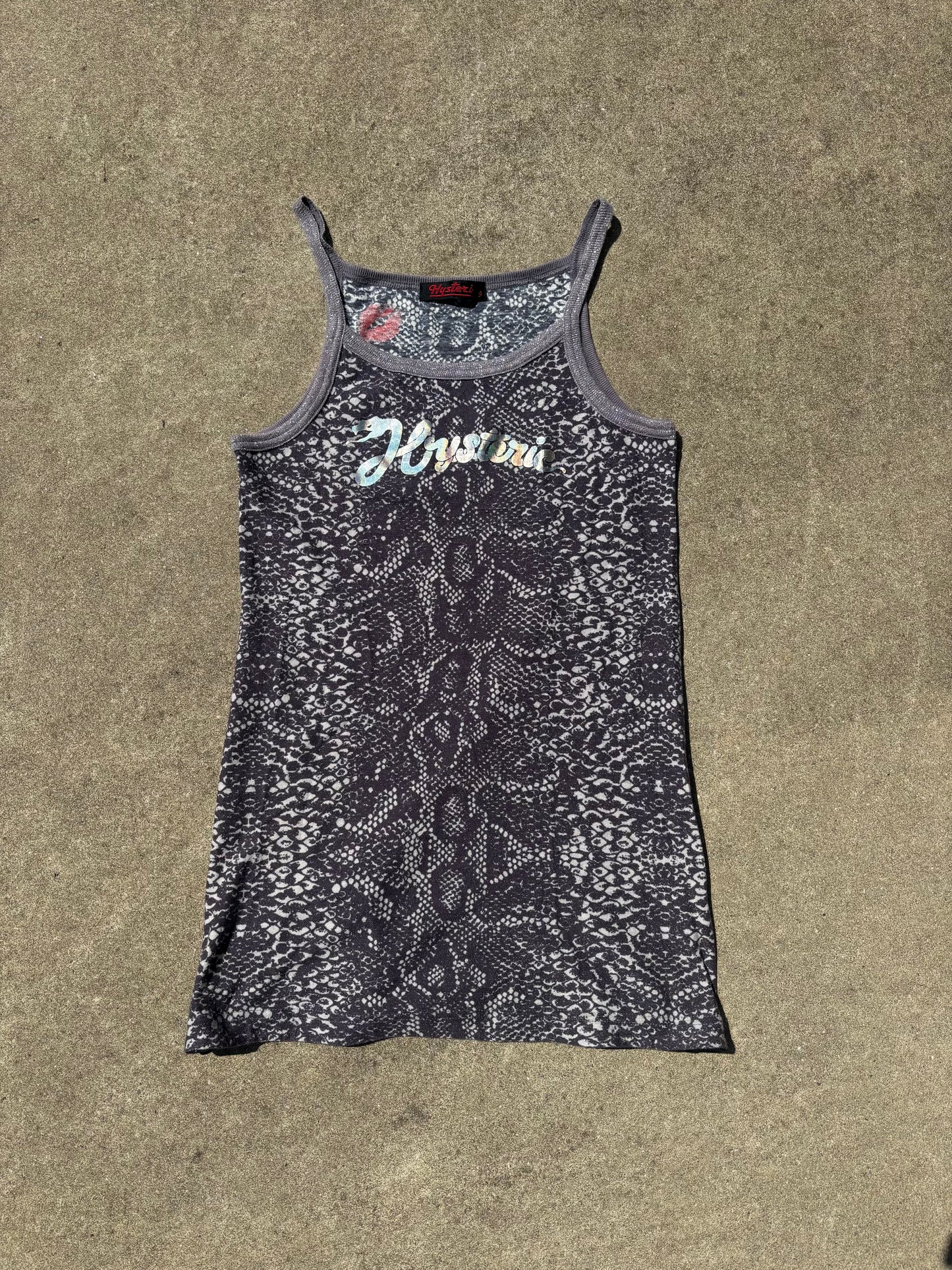 Hysteric Glamour Kiss Leopard Print Tank (XS)