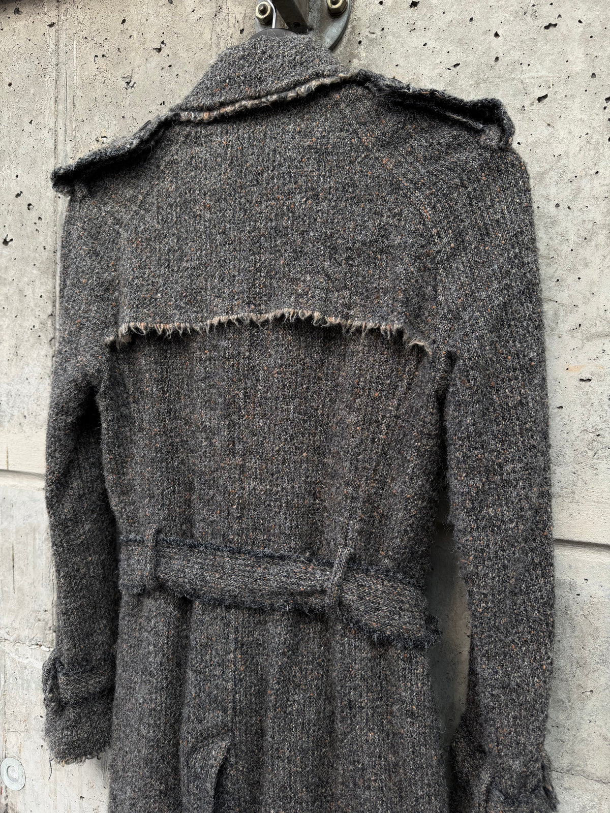 AW/2003 Junya Watanabe Frayed Doublebreasted Coat (S)