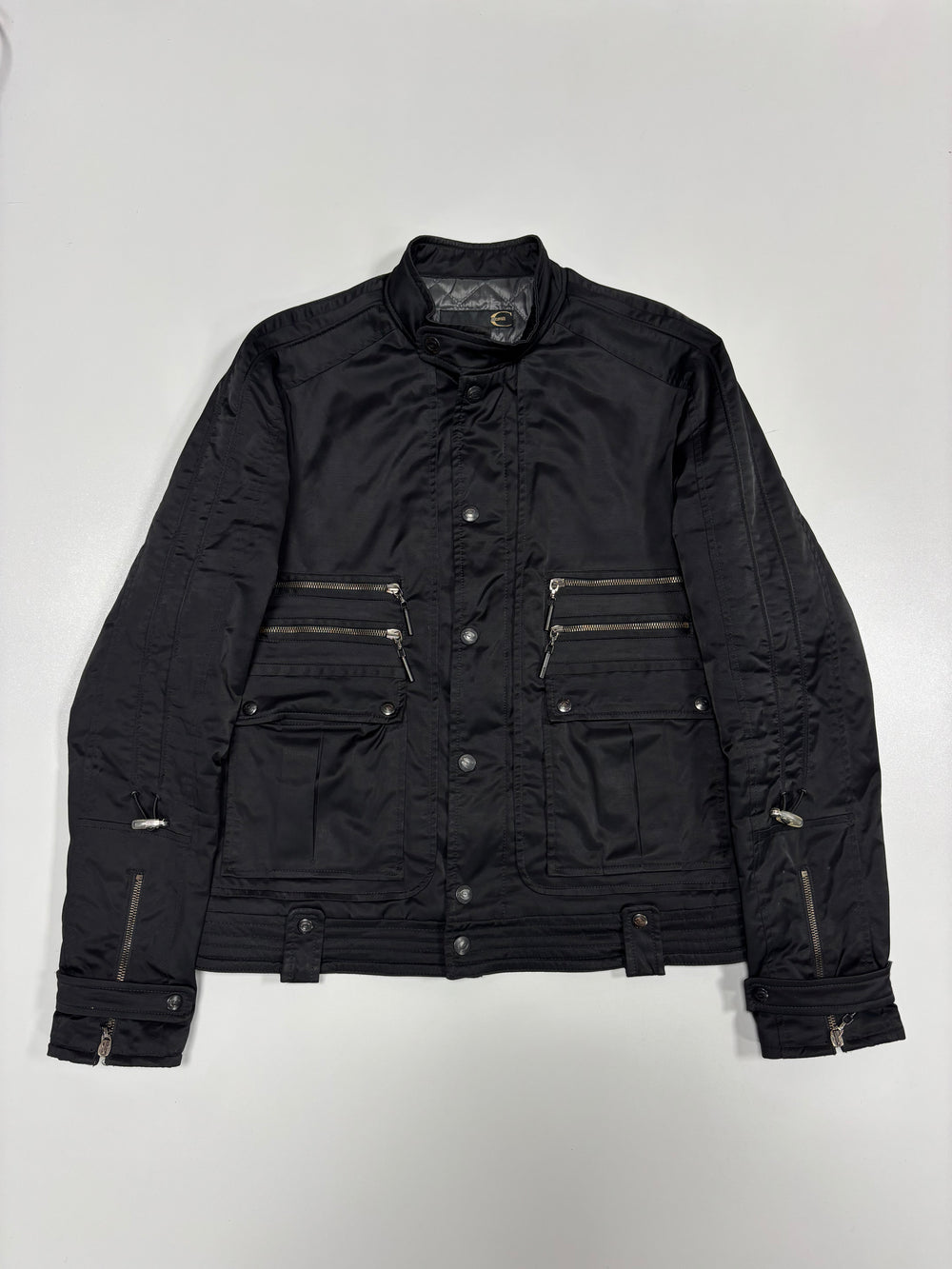 Roberto Cavalli Shiny Multi Zip Rider Jacket (52)