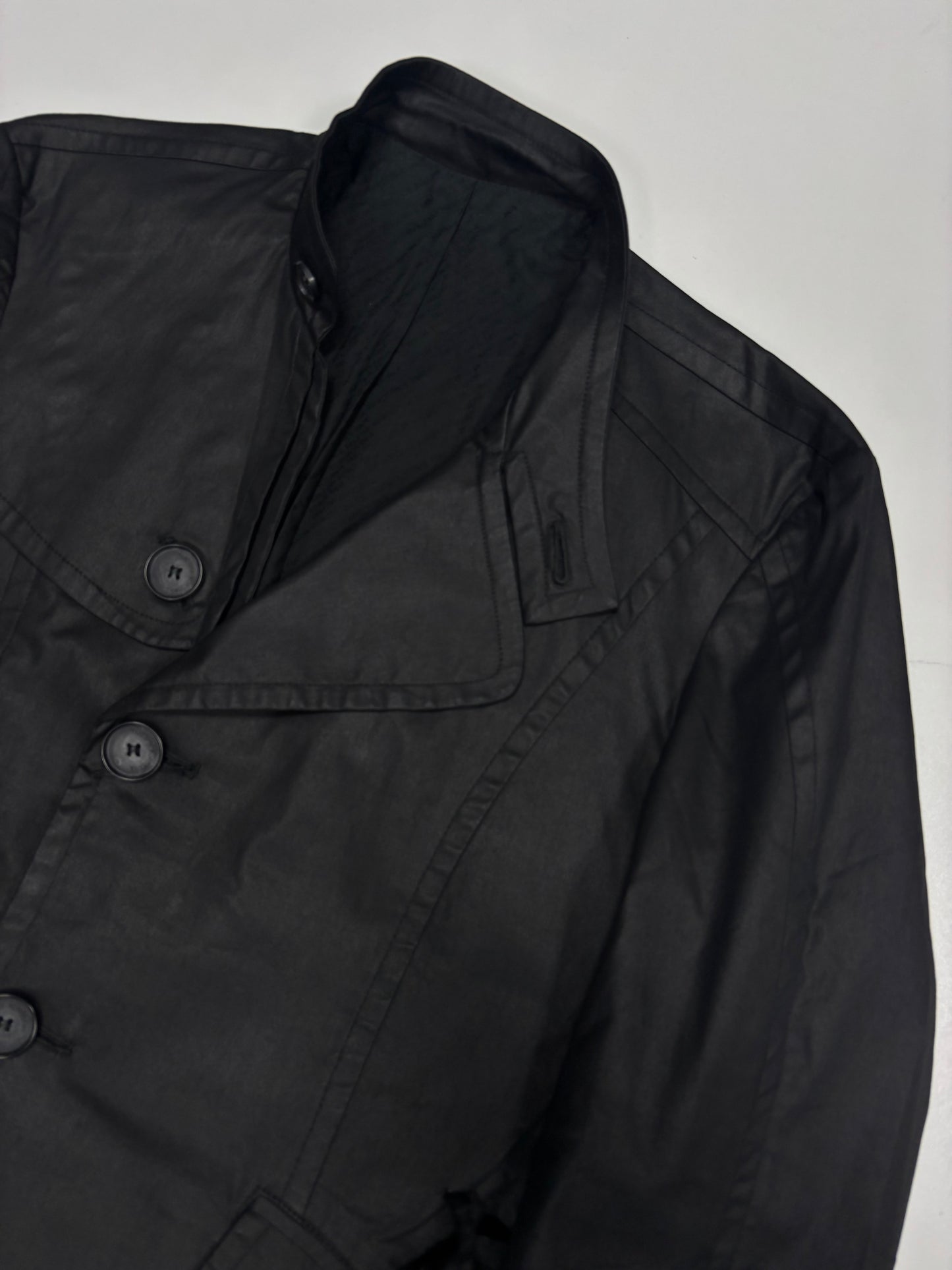 Takeshy Kurosawa Waxed Cotton Blazer (48)