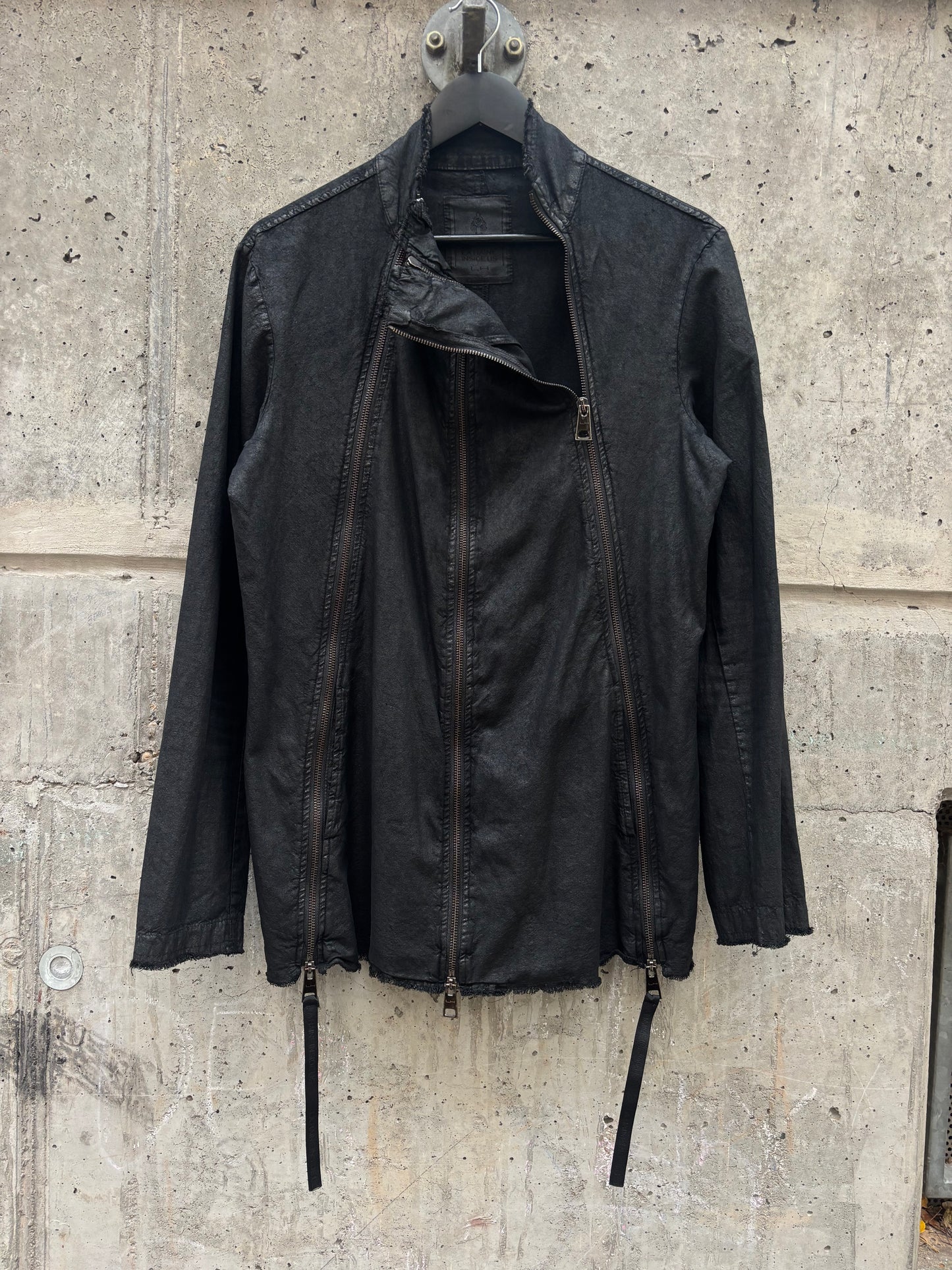 La Haine Inside Us Waxed Tripple Zip Up Jacket (S)