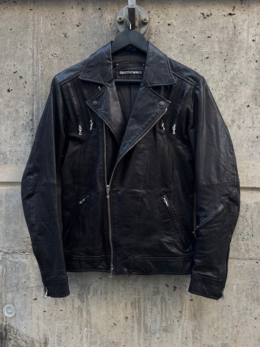 5351 Pour Les Hommes Biker Jacket (M)