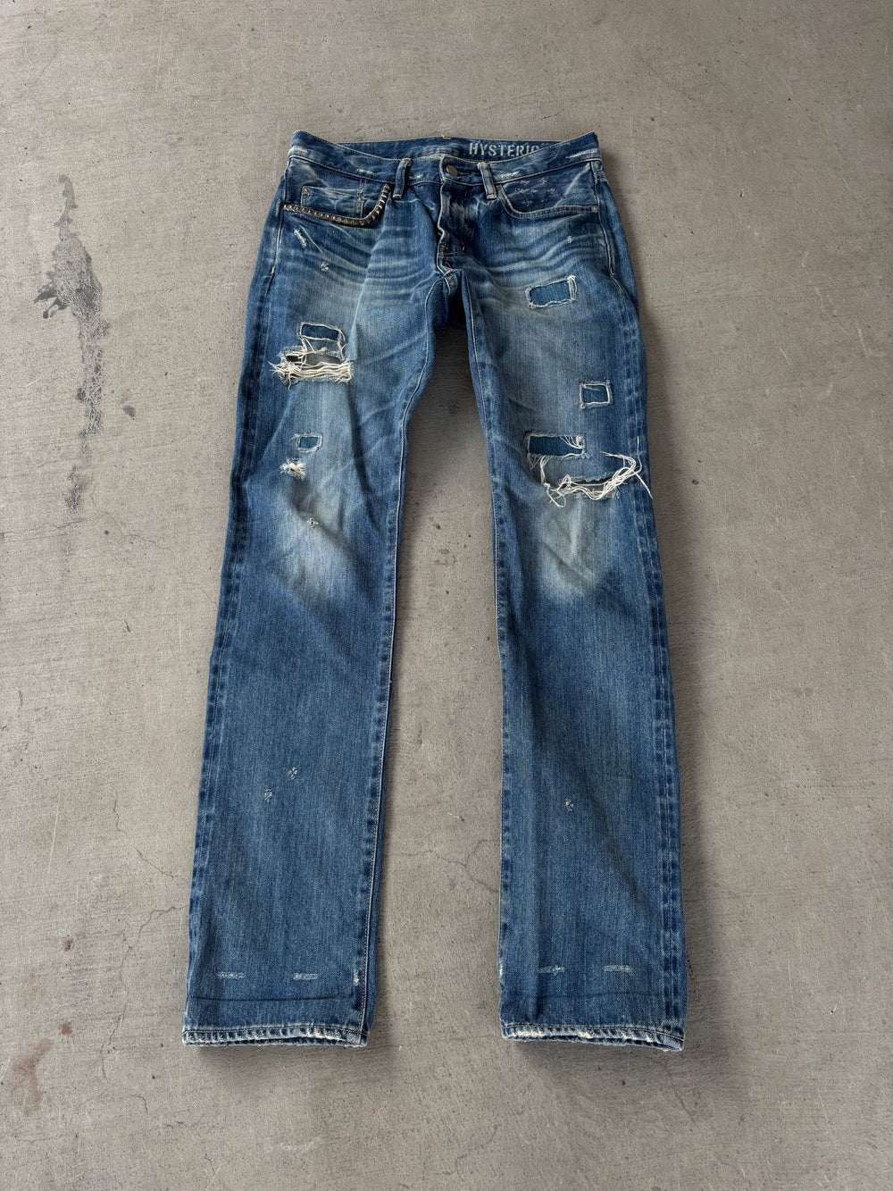 Hysteric Glamour Faded Stud Denim (30)