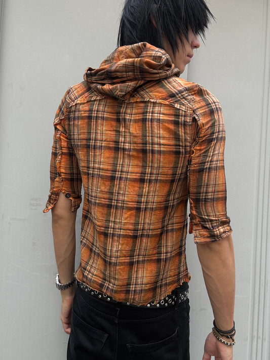 Jackrose Hooded 1/2 Sleeve Flannel (4)