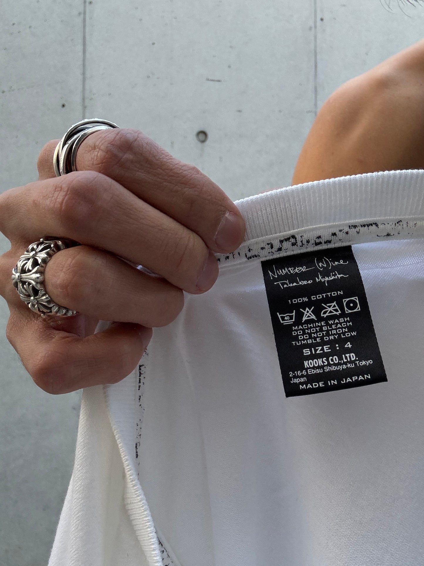 SS/08 Number (N)ine Krt Cobain Shadow Tee (3)