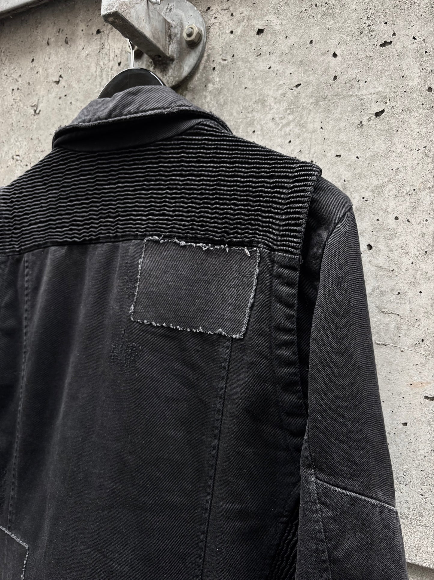 Balmain Perfecto Deconstructed Faded Black (48)