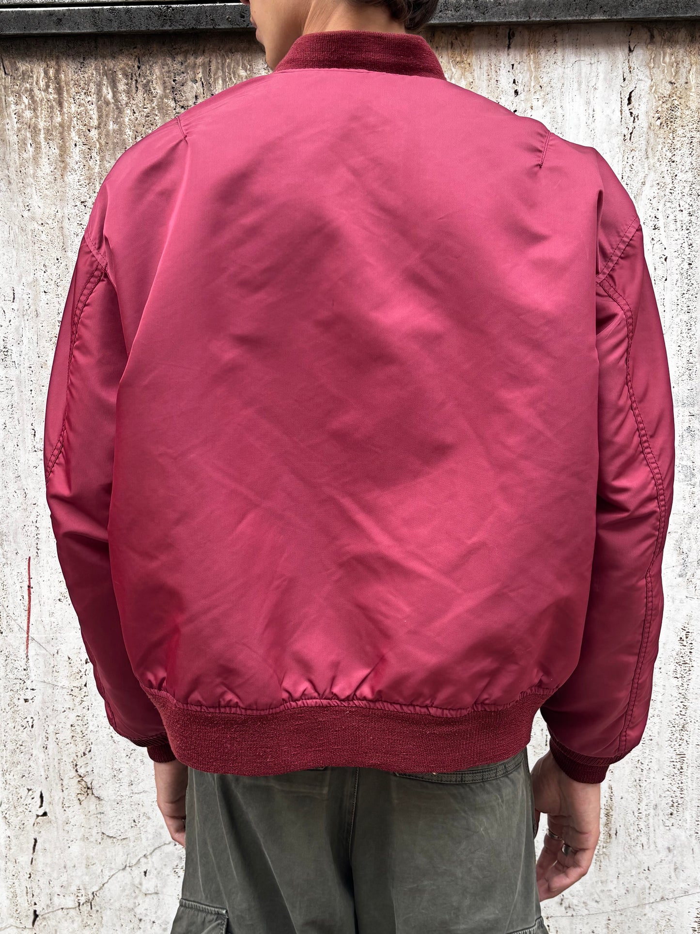 Avirex MA1 Burgundy Red Bomber (L)