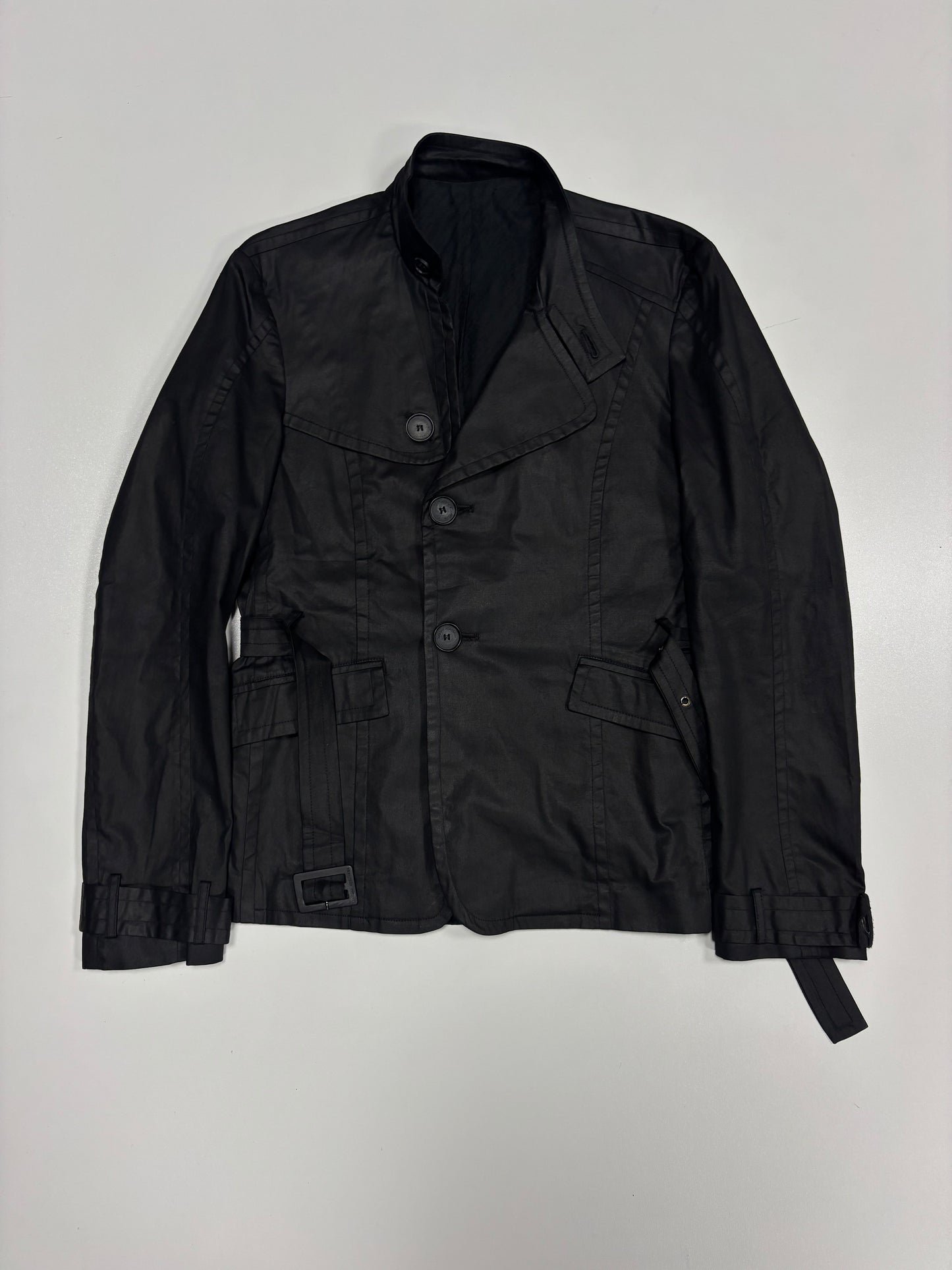 Takeshy Kurosawa Waxed Cotton Blazer (48)