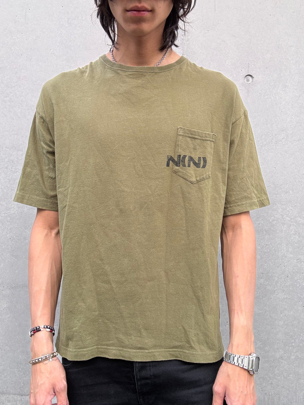 Number (N)ine Boxy Single Pocket Tee (L)