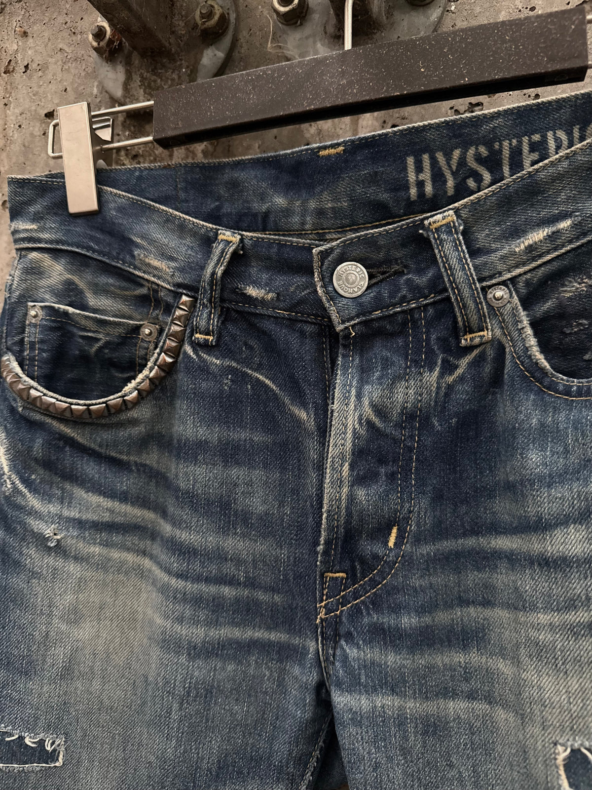 Hysteric Glamour Studded Destroyed Denim (29)