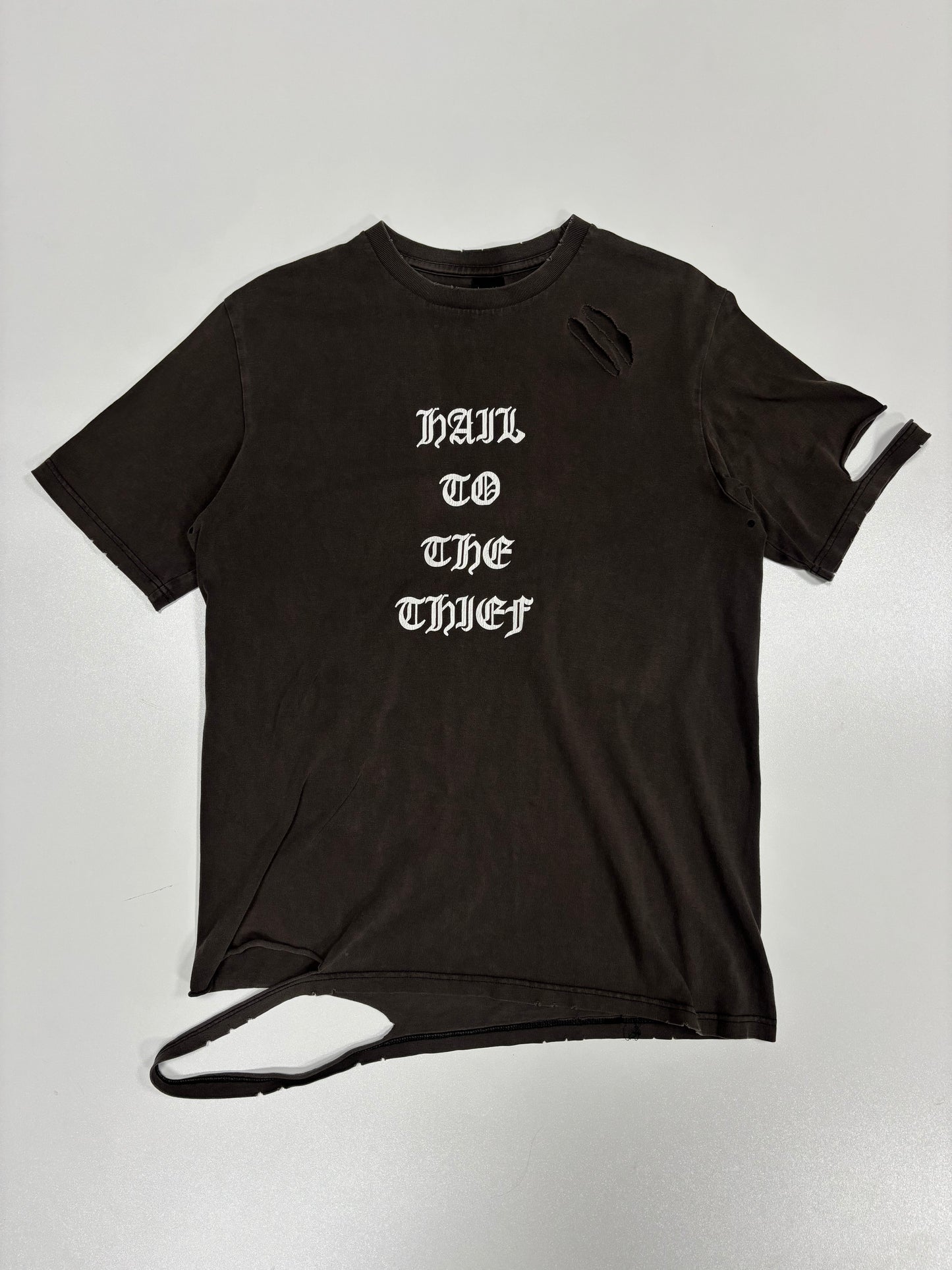 AW04 Number (N)ine “Hail to the Thief“ Distressed Shirts(4)