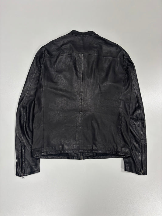 ATTACHMENT by Kazuyuki Kumagai No Seam Tight fit leather jacket (L)