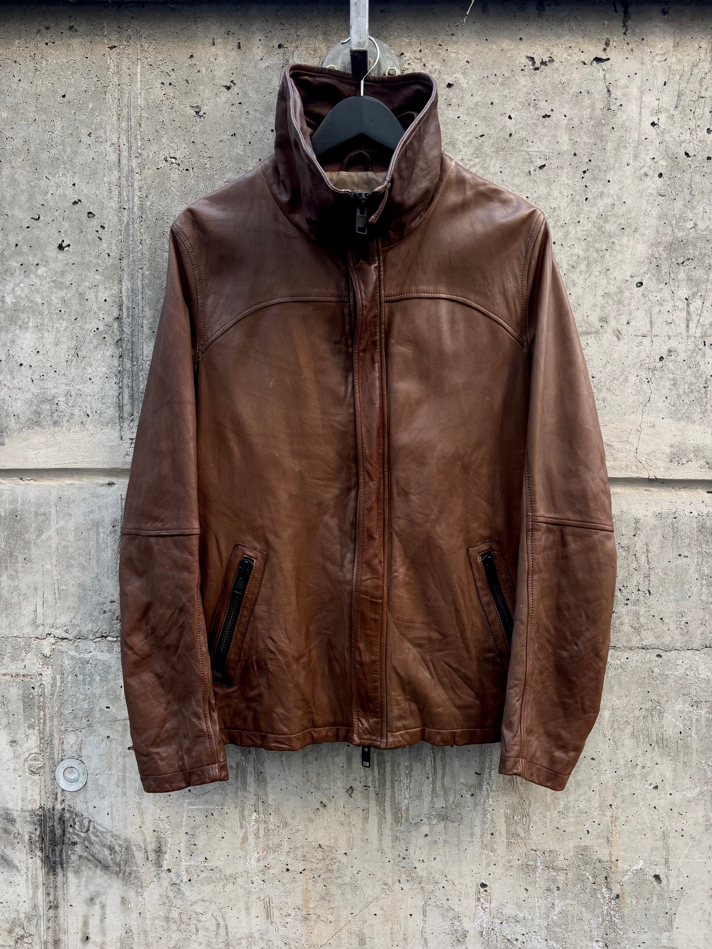 Ripvanwinkle Japanese Avantgarde Leather Jacket (XL)