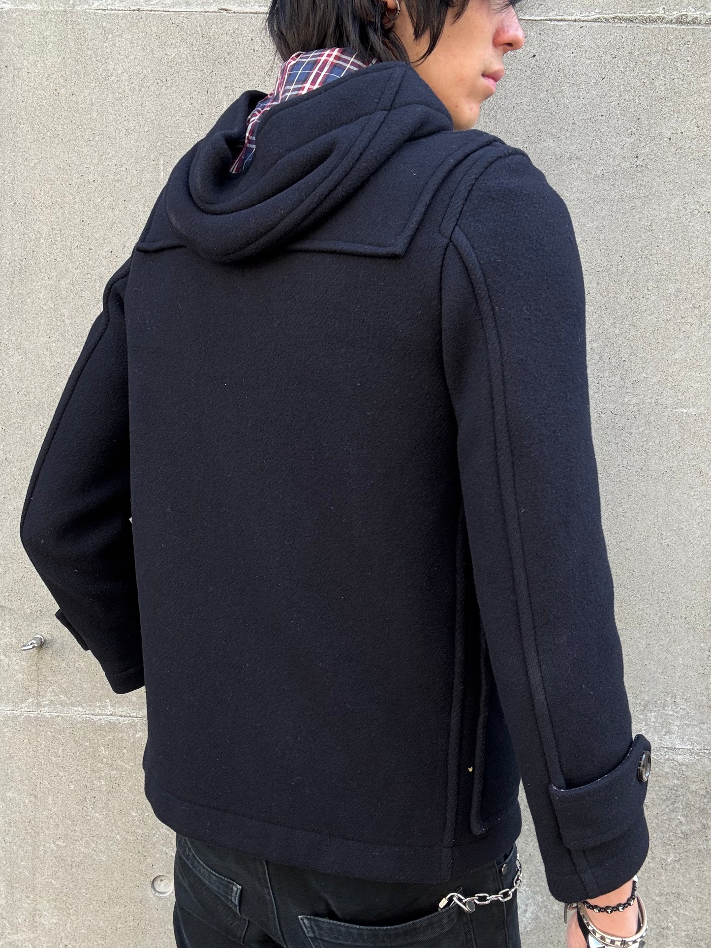 CDG 2009 Military Horn Clasp Wool Parka (XS)