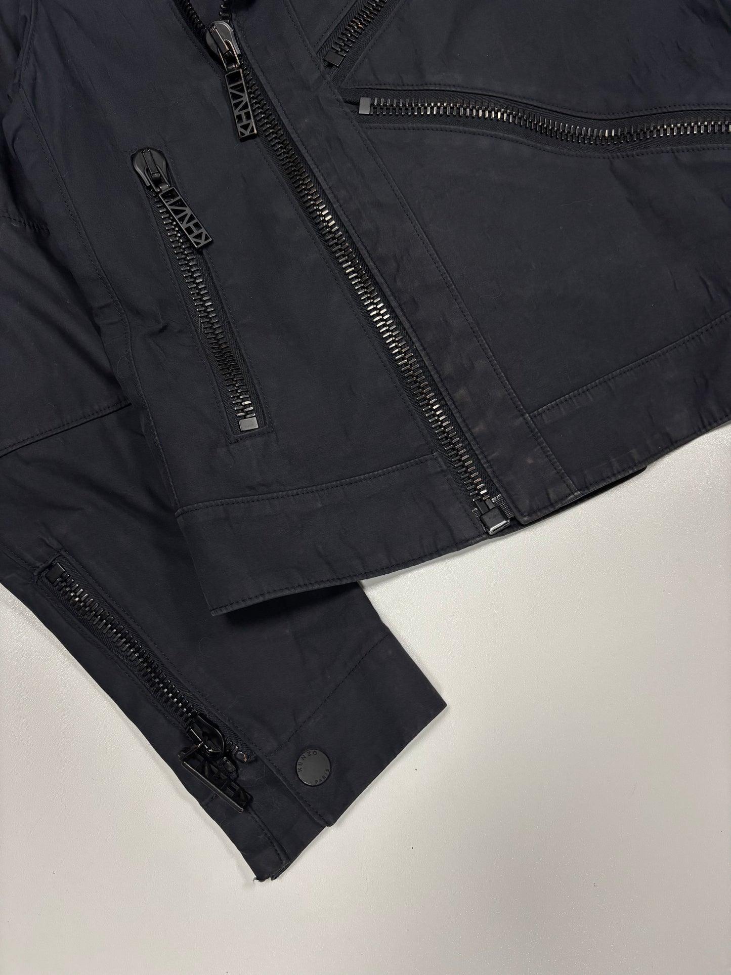 Kenzo Vertical Zip Biker Jacket (M)