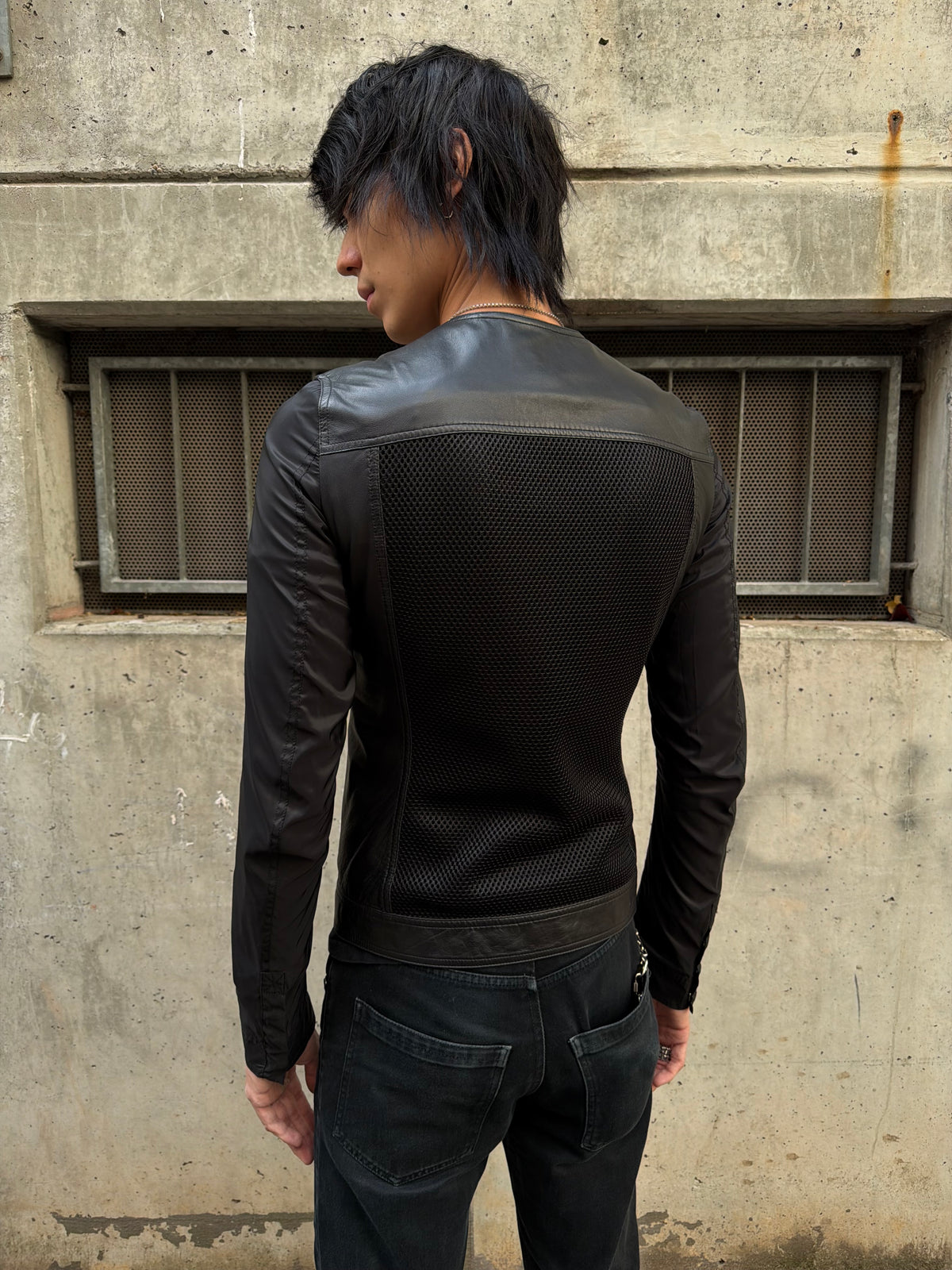 SS/14 Rick Owens "Vicious" Leather Biker Jacket (Size 48)