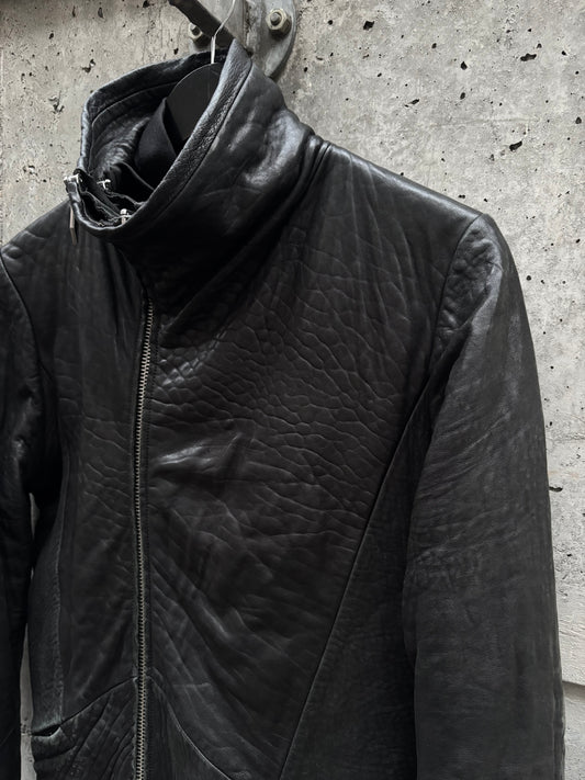 AW2008 Preach Asymmetrical Buffalo Leather Jacket (M)