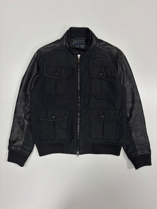 Armani Jeans Leather Jacket (L)