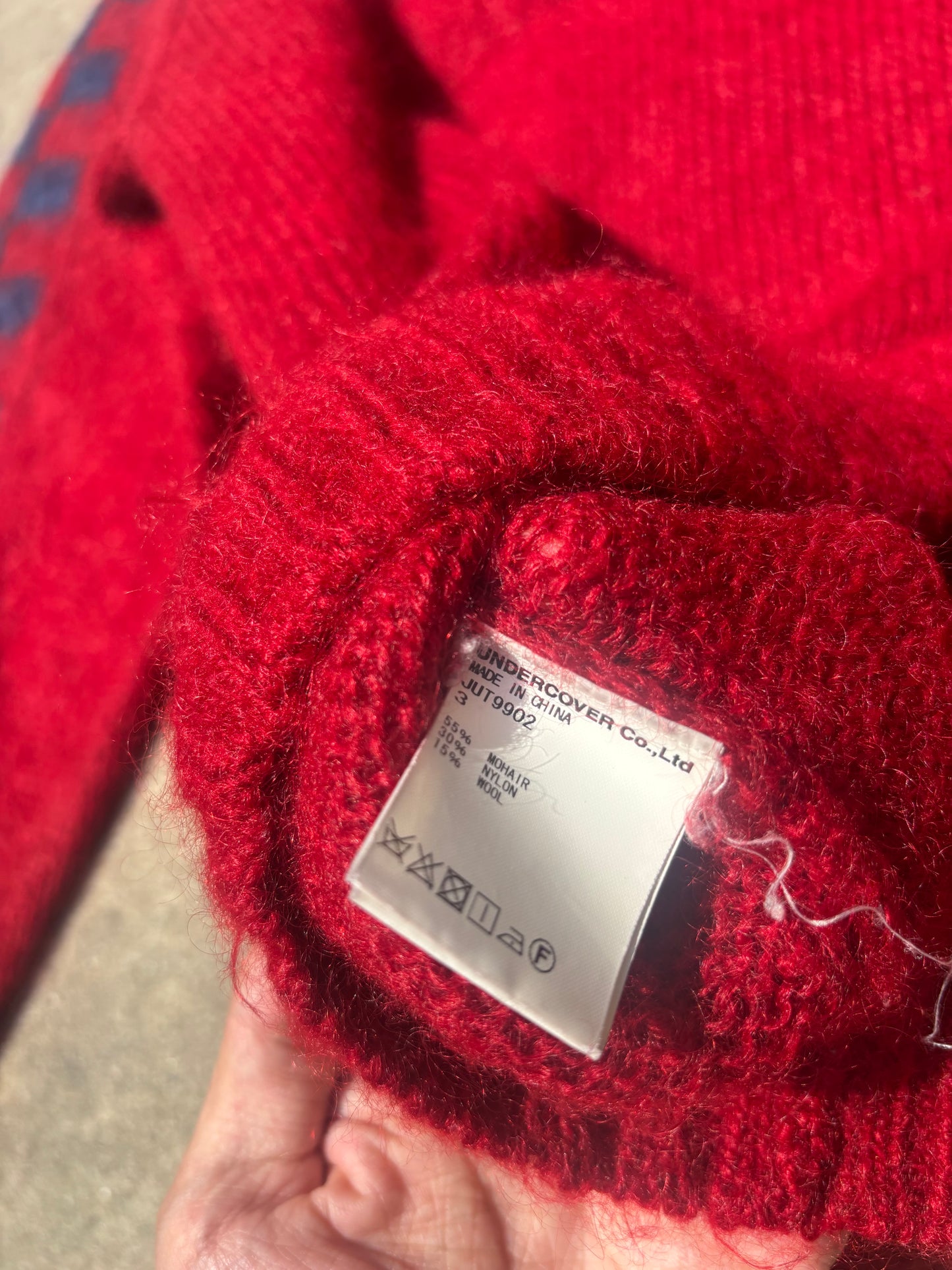 John Undercover by Jun Takahashi Mohair Sweater (L)