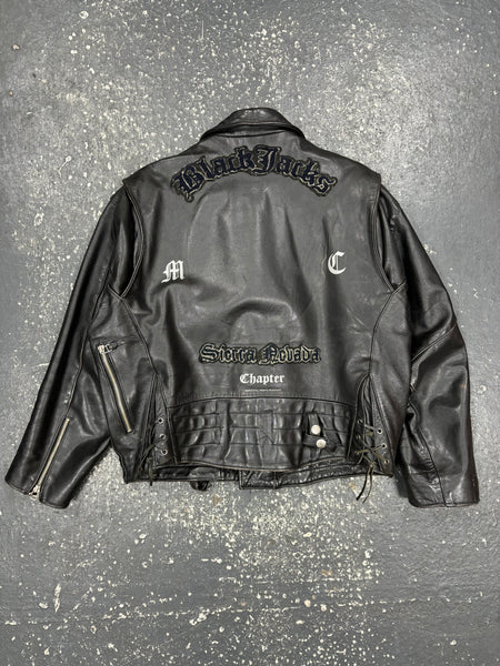 Avirex Biker Leather Jacket (XXL)