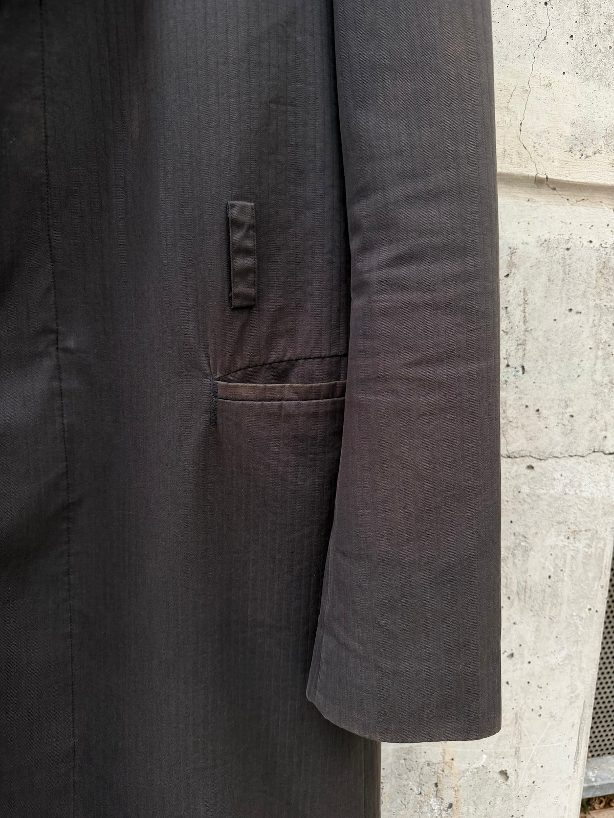 SS/98 Raf Simons „Black Palms“ Zip-Lapel Coat (48)
