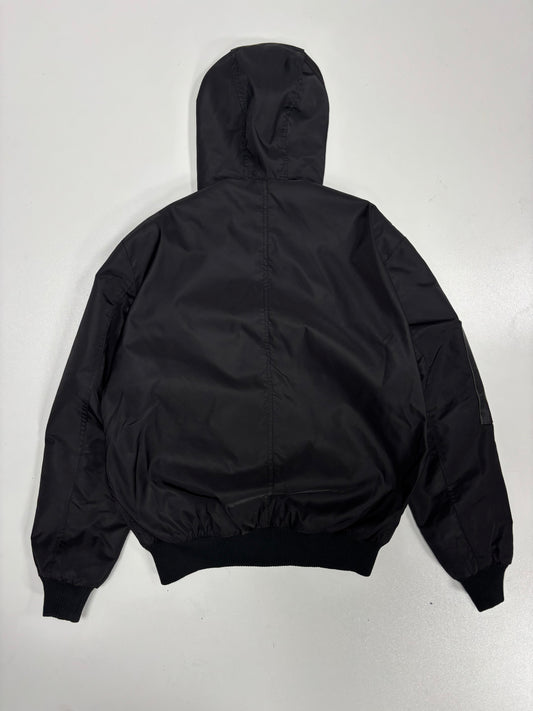 Hooded Zip Bomber Jacket (M)