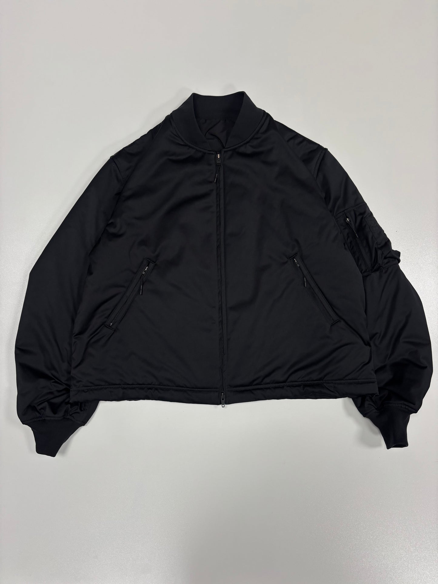 Y-3 by Yohji Yamamoto Cropped Puffer Bomber (M)