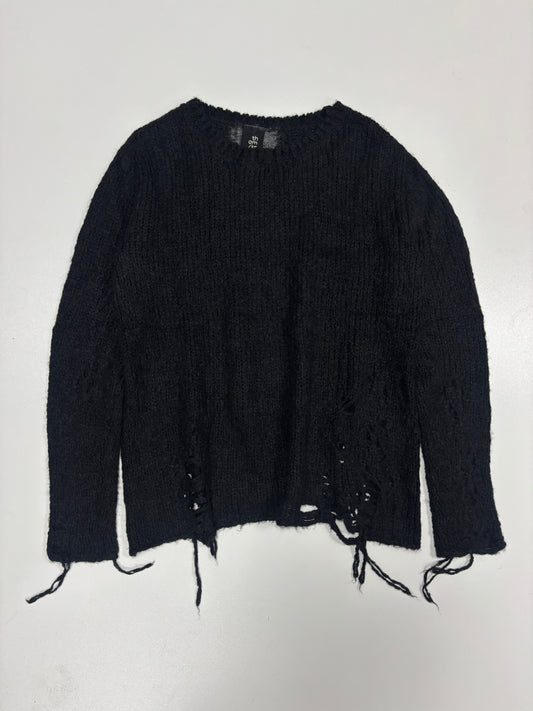 Thom Krom Distressed Knit Sweater (XXL)