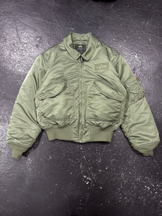 90's Alpha Industries CWU Jacket (L)
