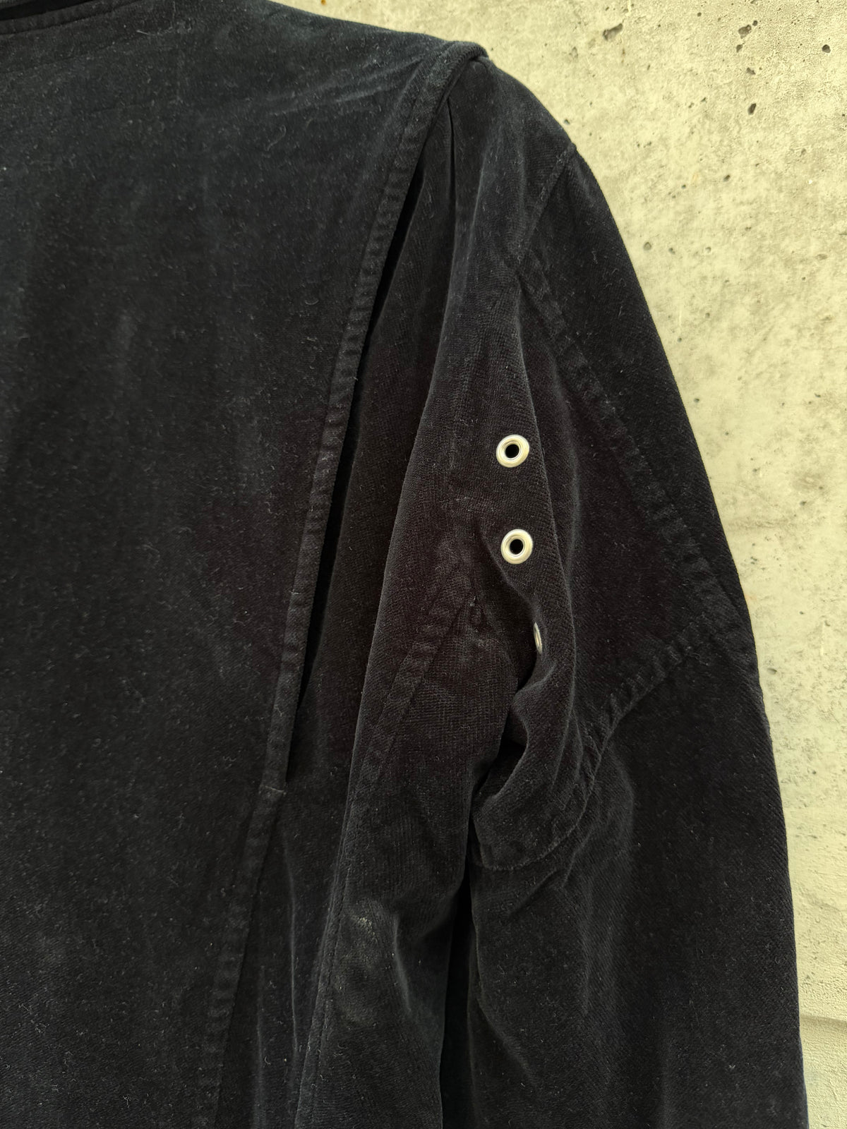 AW/2007 Junya Watanabe Velvet Perfecto Biker Jacket (S)