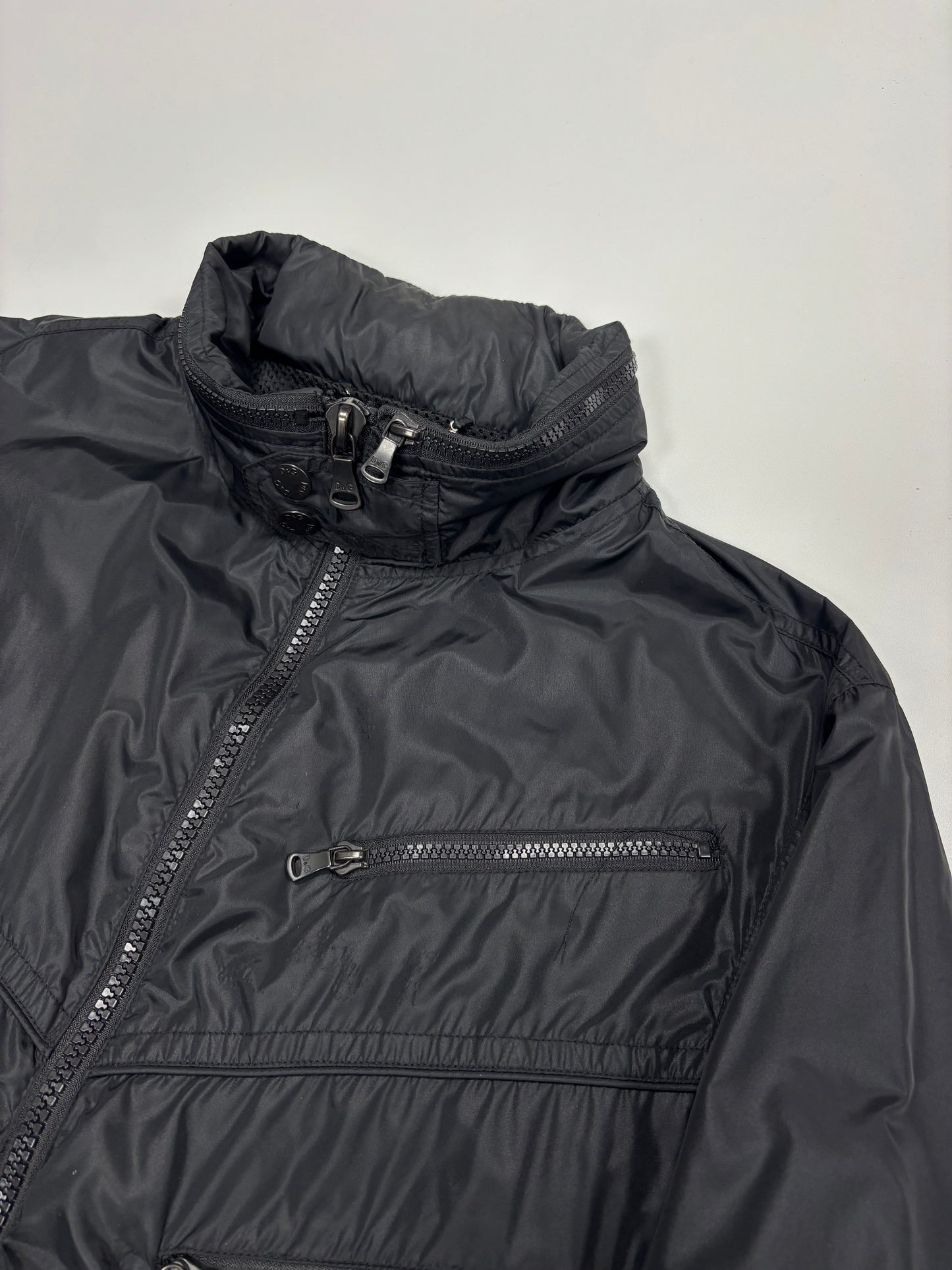 AW03 Dolce Gabbana Multi Zip Rider Jacket (M)