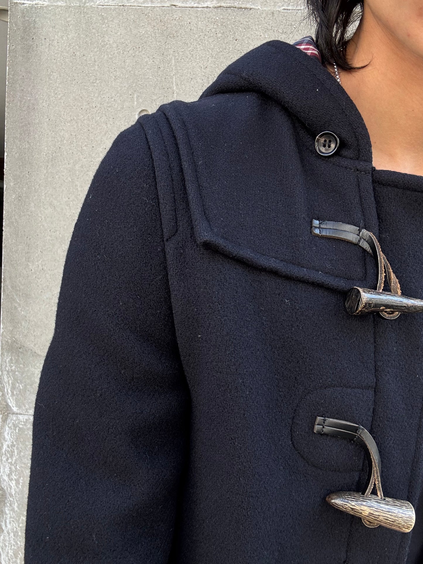 CDG 2009 Military Horn Clasp Wool Parka (XS)