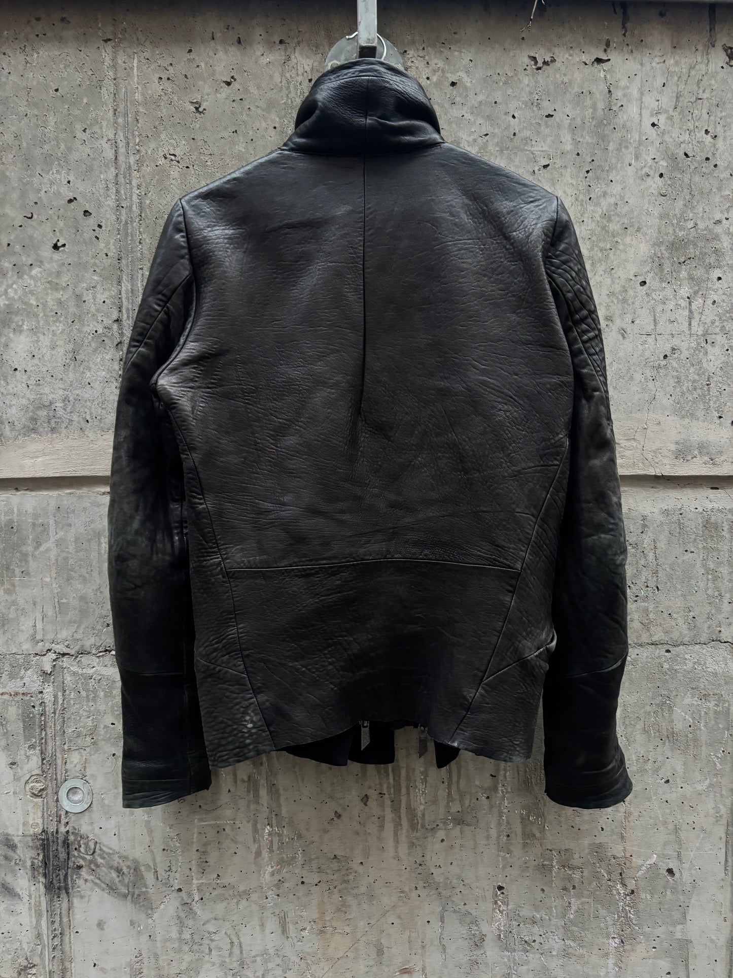 AW2008 Preach Asymmetrical Buffalo Leather Jacket (M)