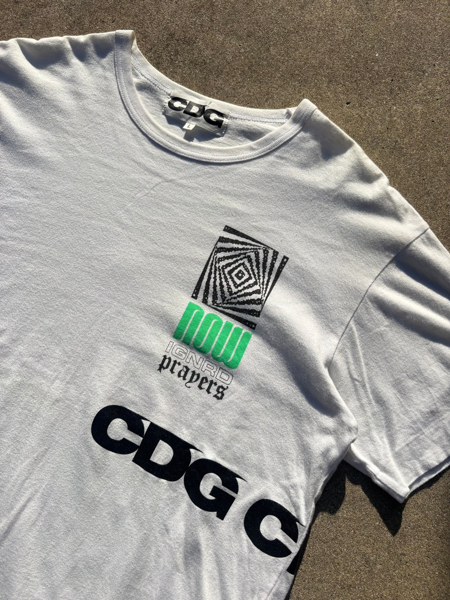 Comme des Garcons "Lost" Print Shirt (L)