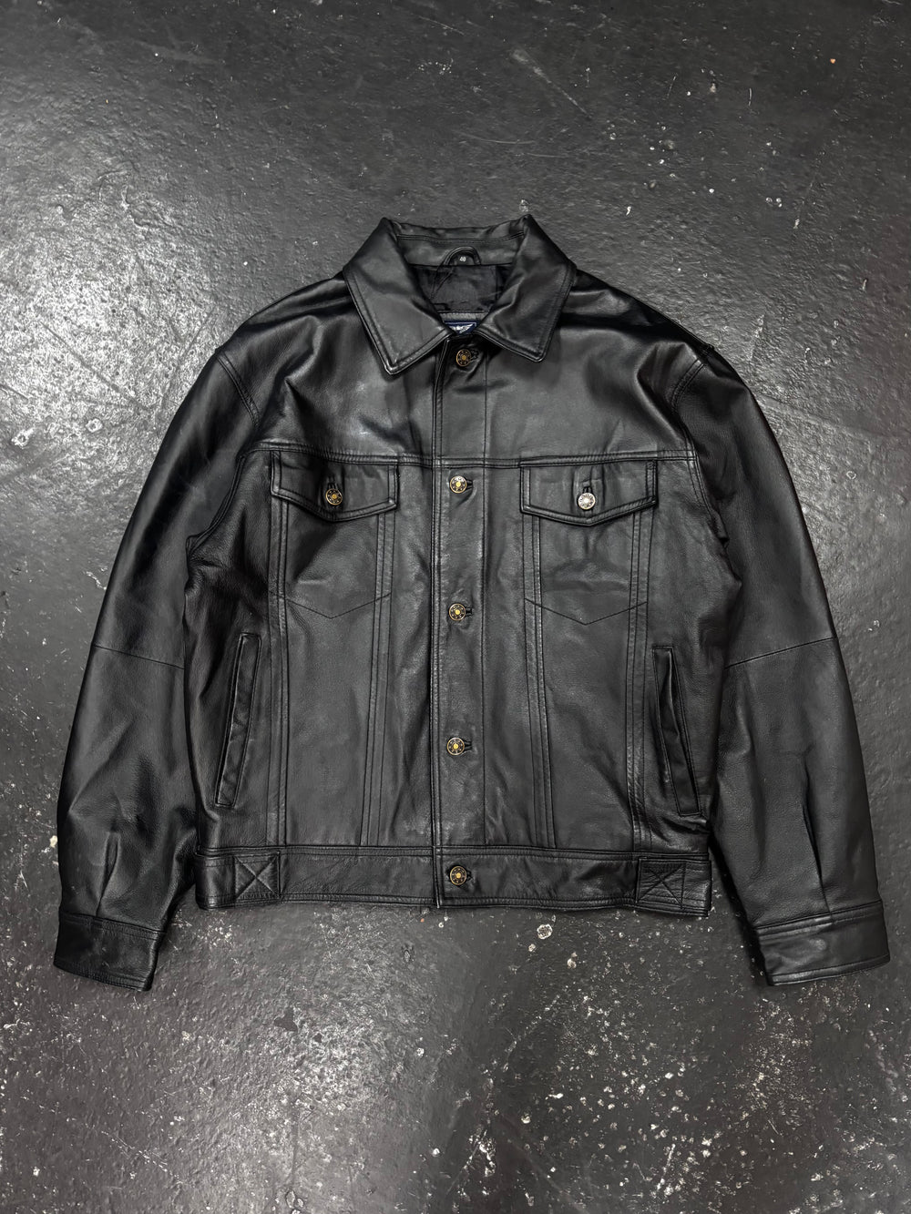 Arizona Cropped Fit Leather Jacket (M)