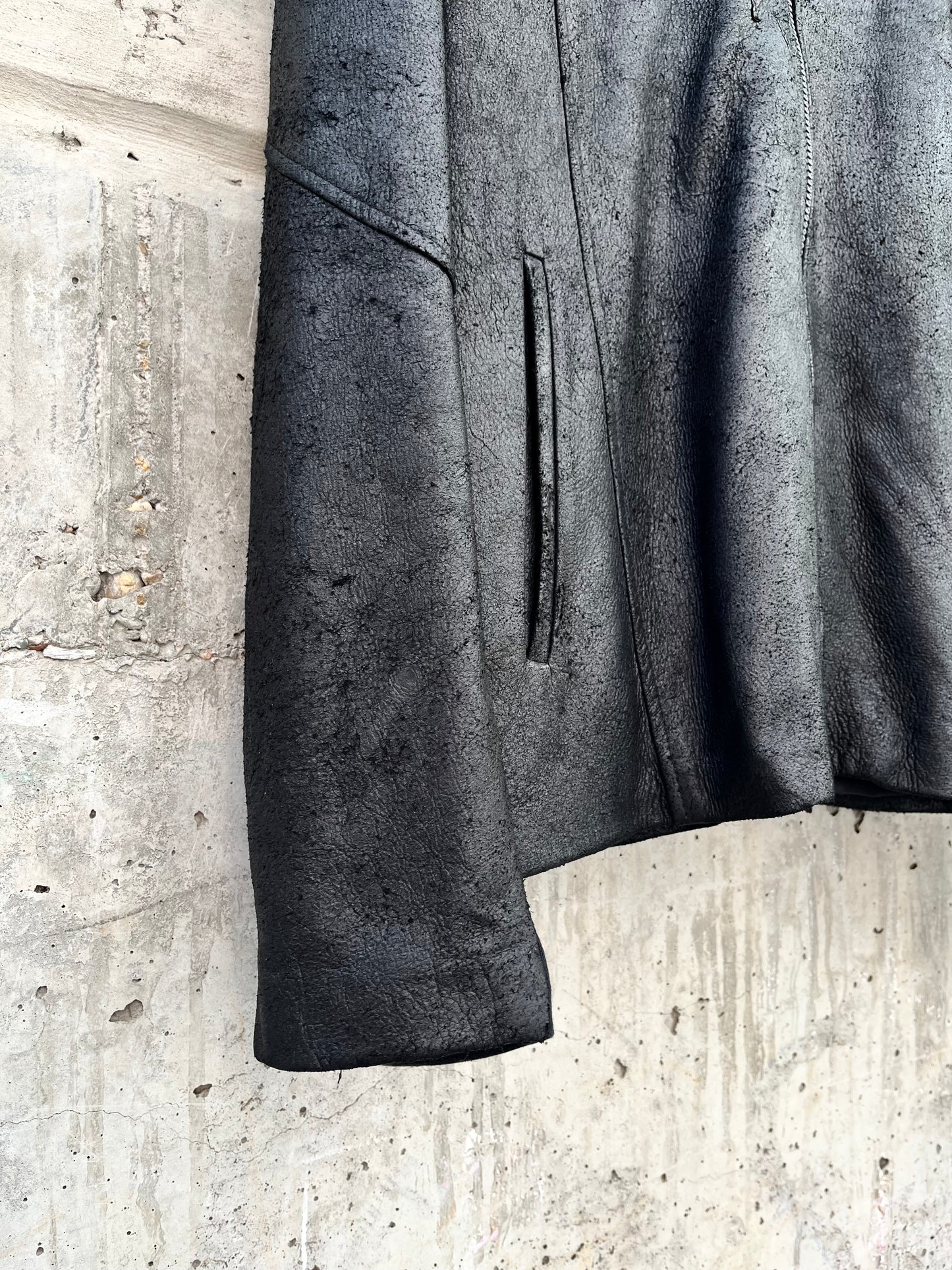 Middle.P Alligator Montone Sheepskin Jacket (50)