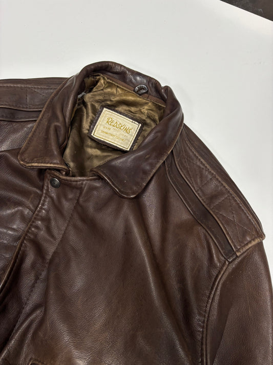 90's Schott Aviator Leather Jacket (XL)